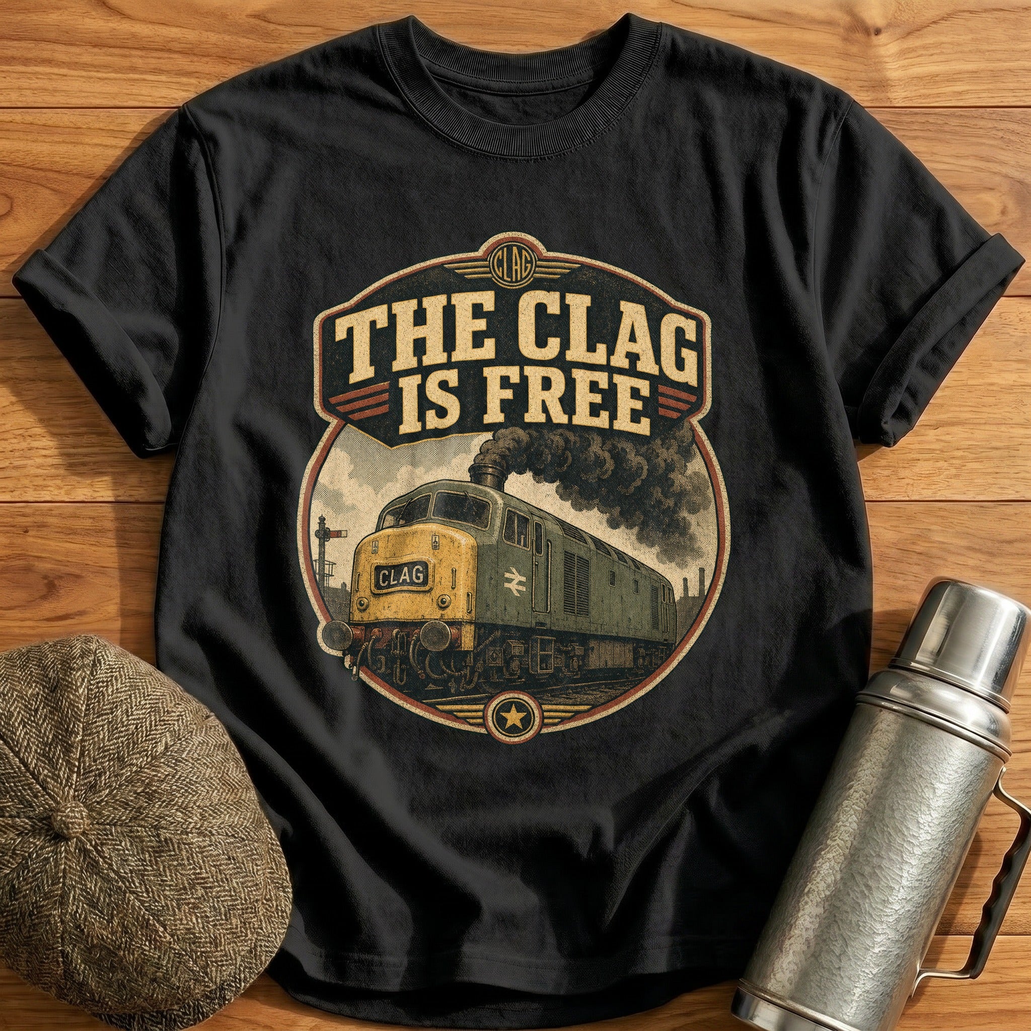 The Clag is Free T-Shirt - Black