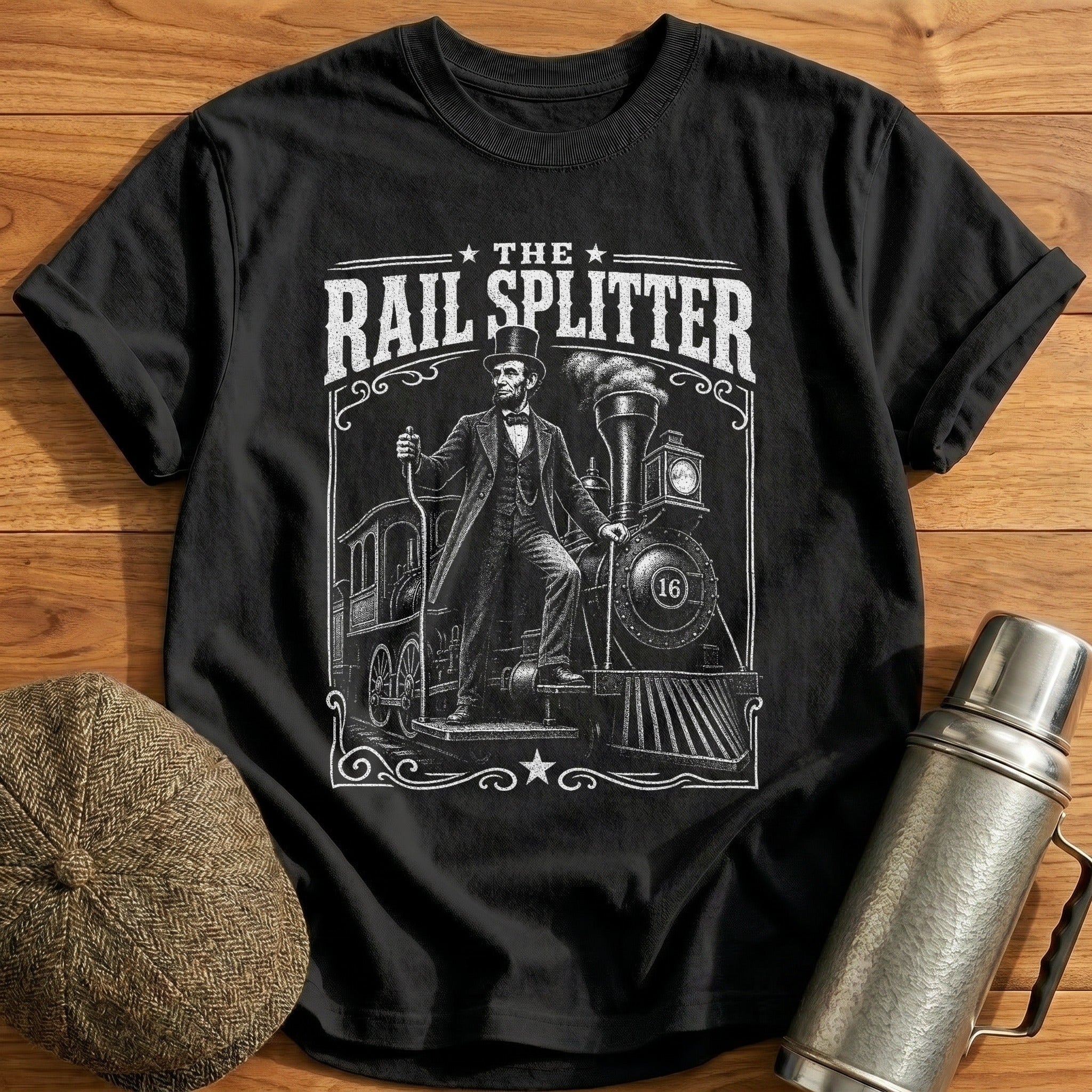 The Rail Splitter T-Shirt - Black