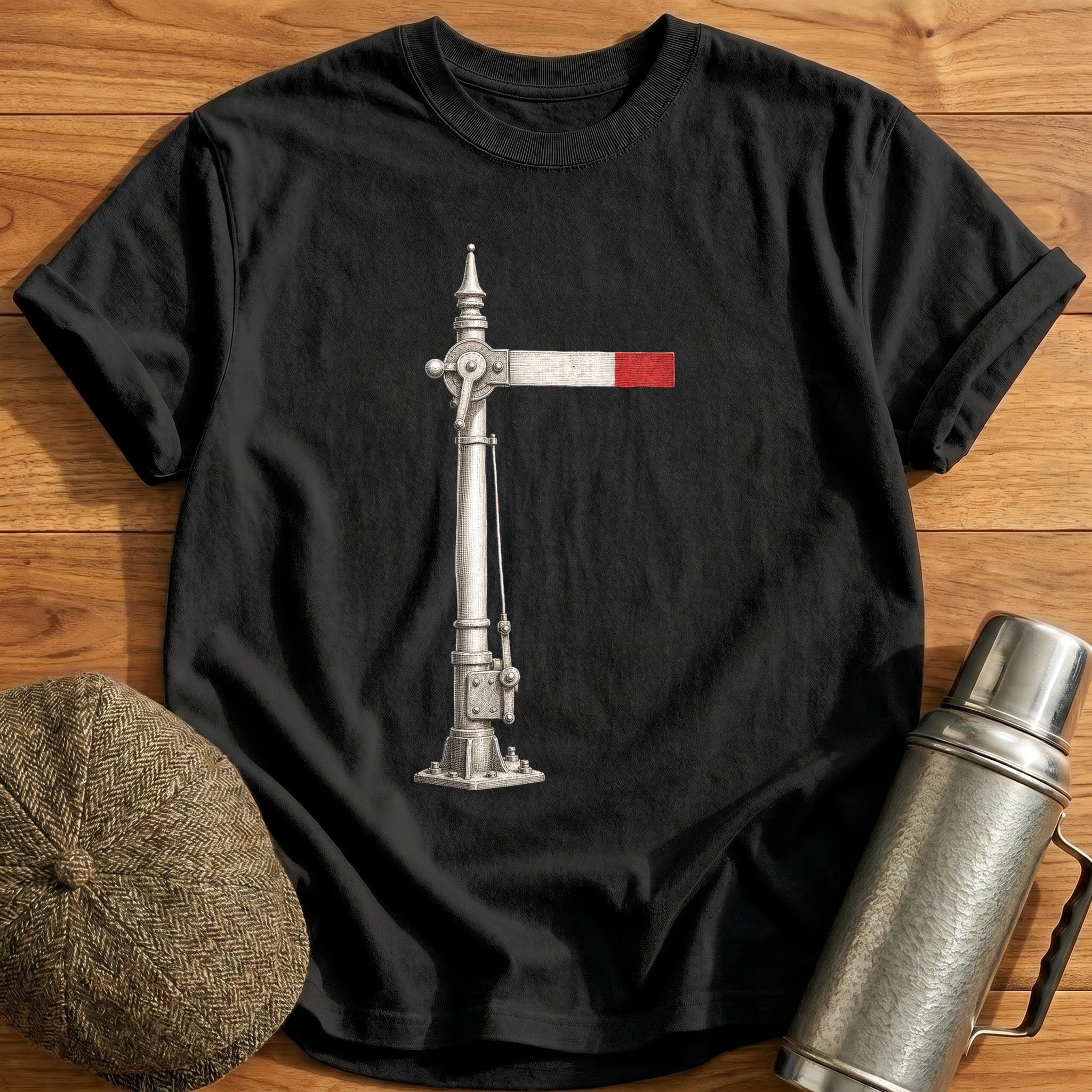 Semaphore Signal Arm II T-Shirt - Black