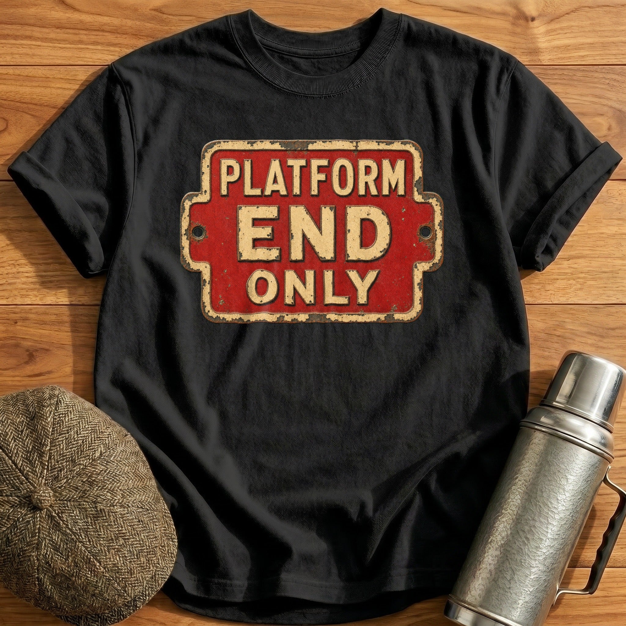 Platform End Only T-Shirt - Black