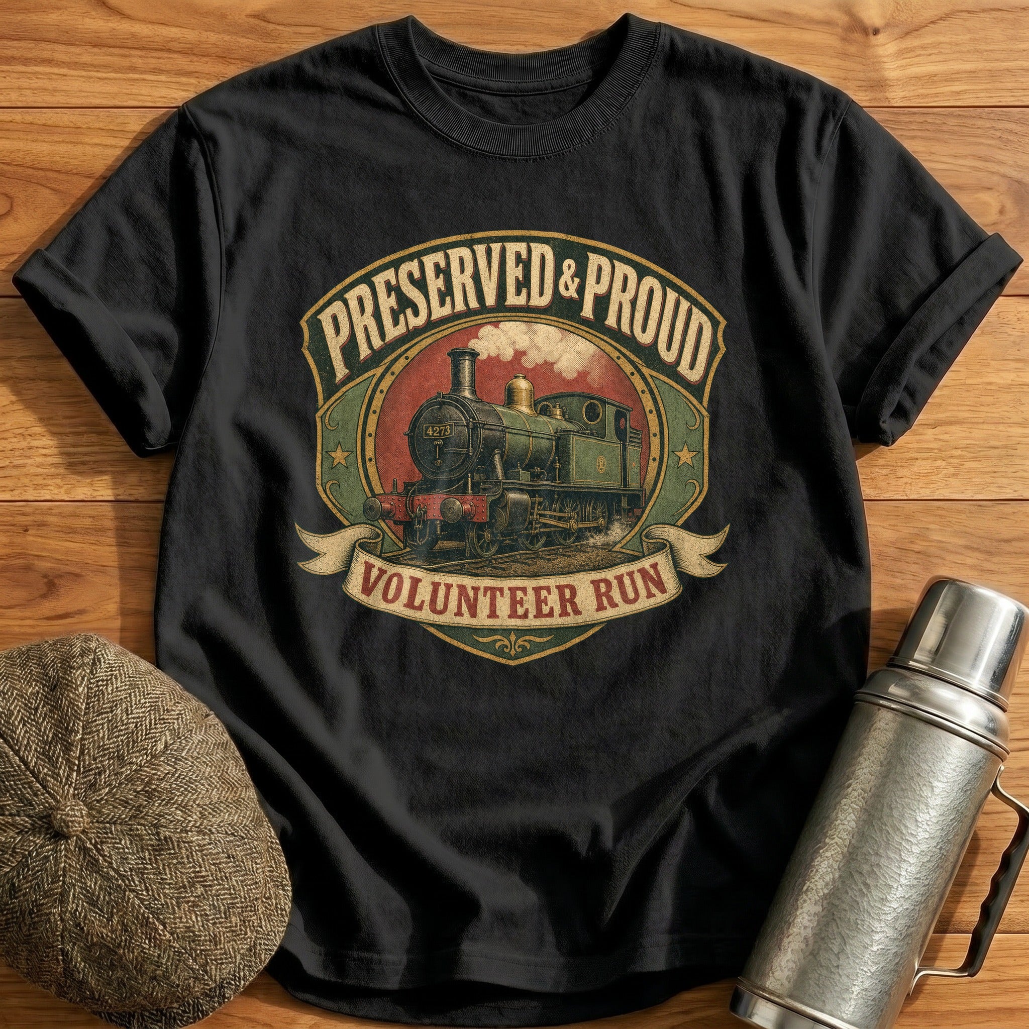 Preserved & Proud T-Shirt - Black