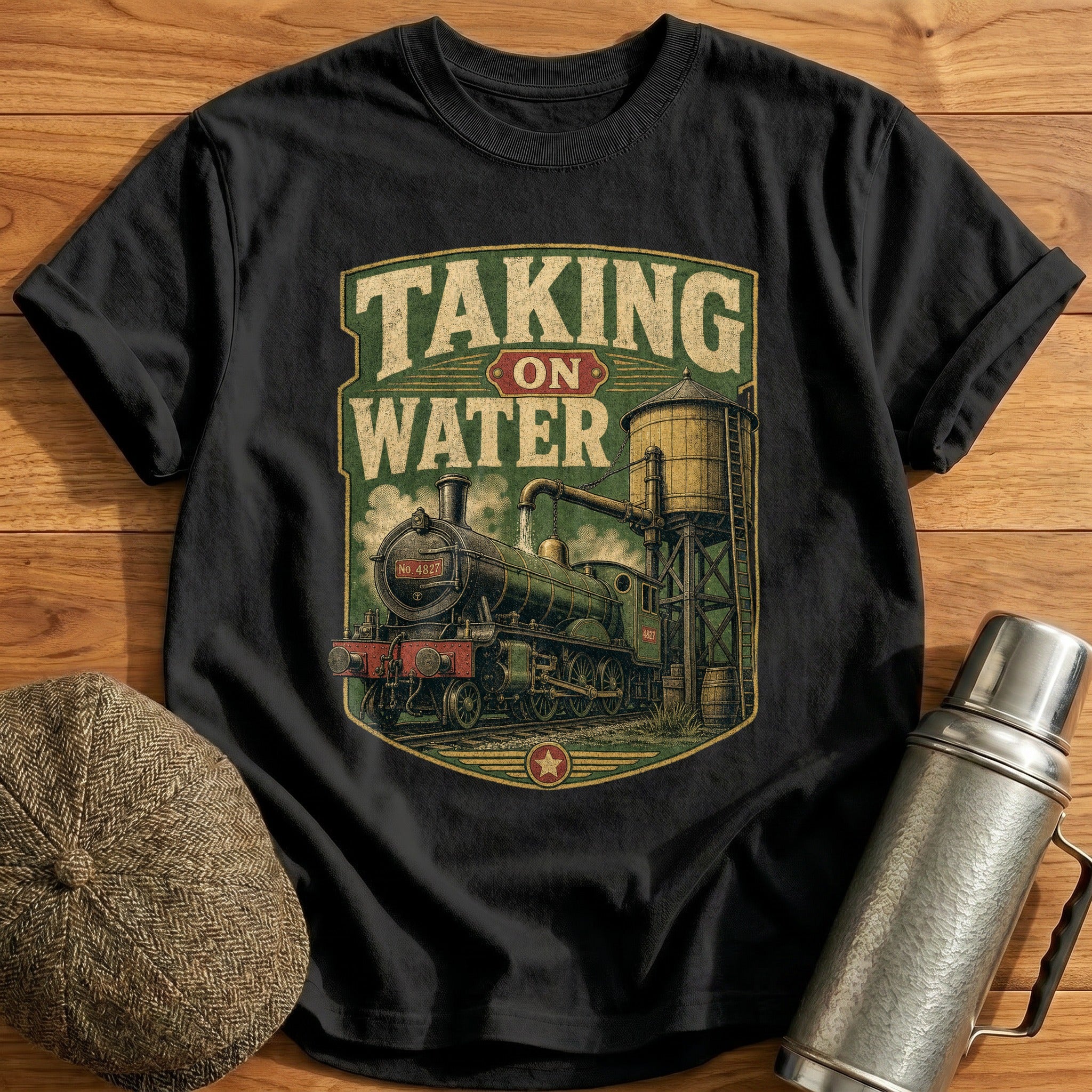 Taking on Water T-Shirt - Black