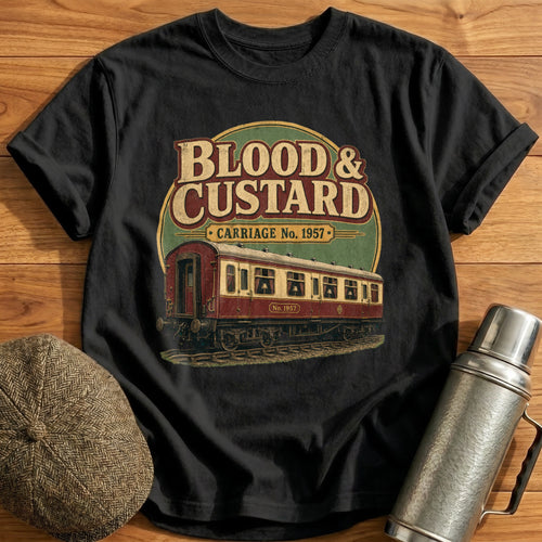Blood & Custard T-Shirt - Black