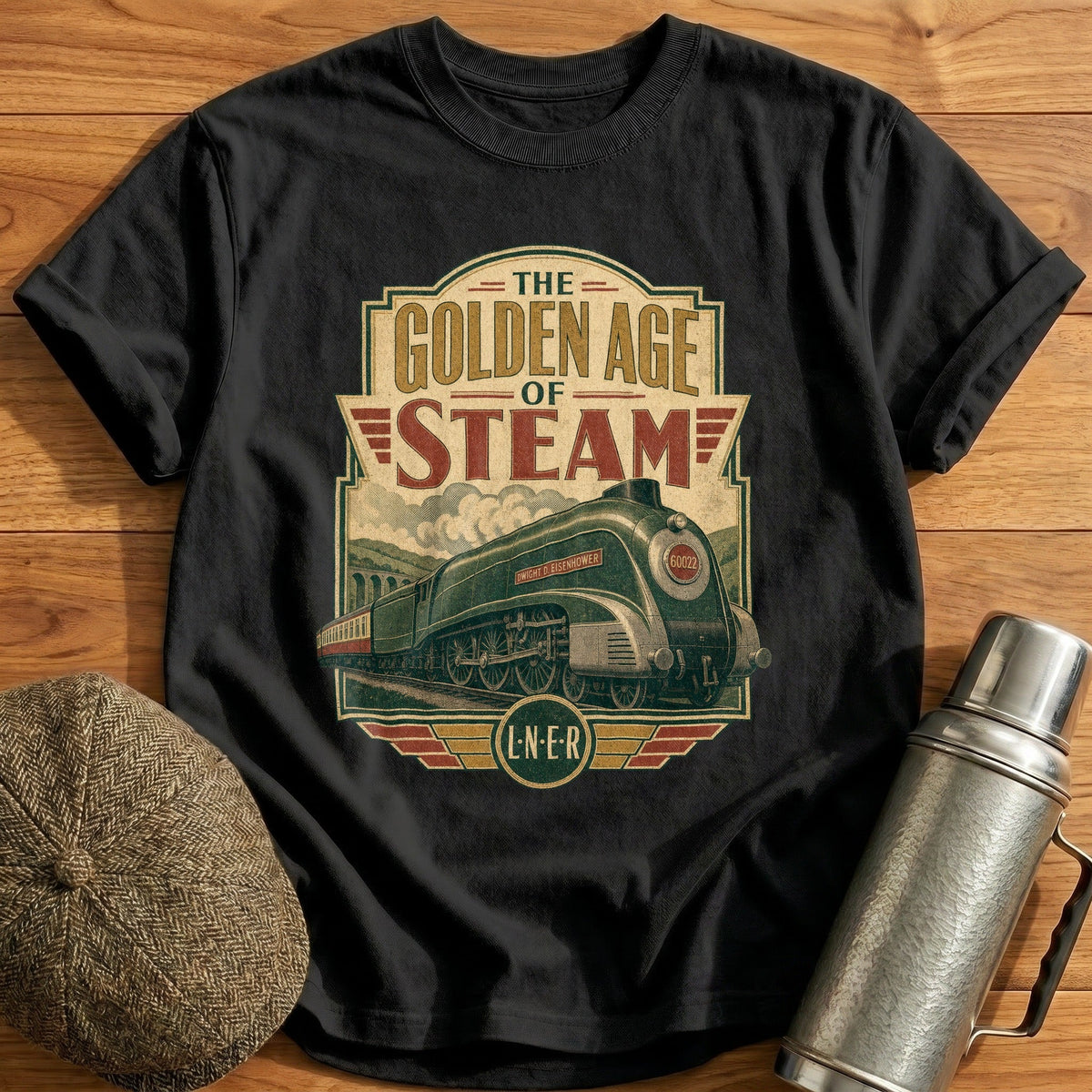The Golden Age of Steam II Kids T-Shirt - Black