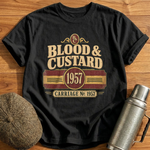 Blood & Custard II T-Shirt - Black