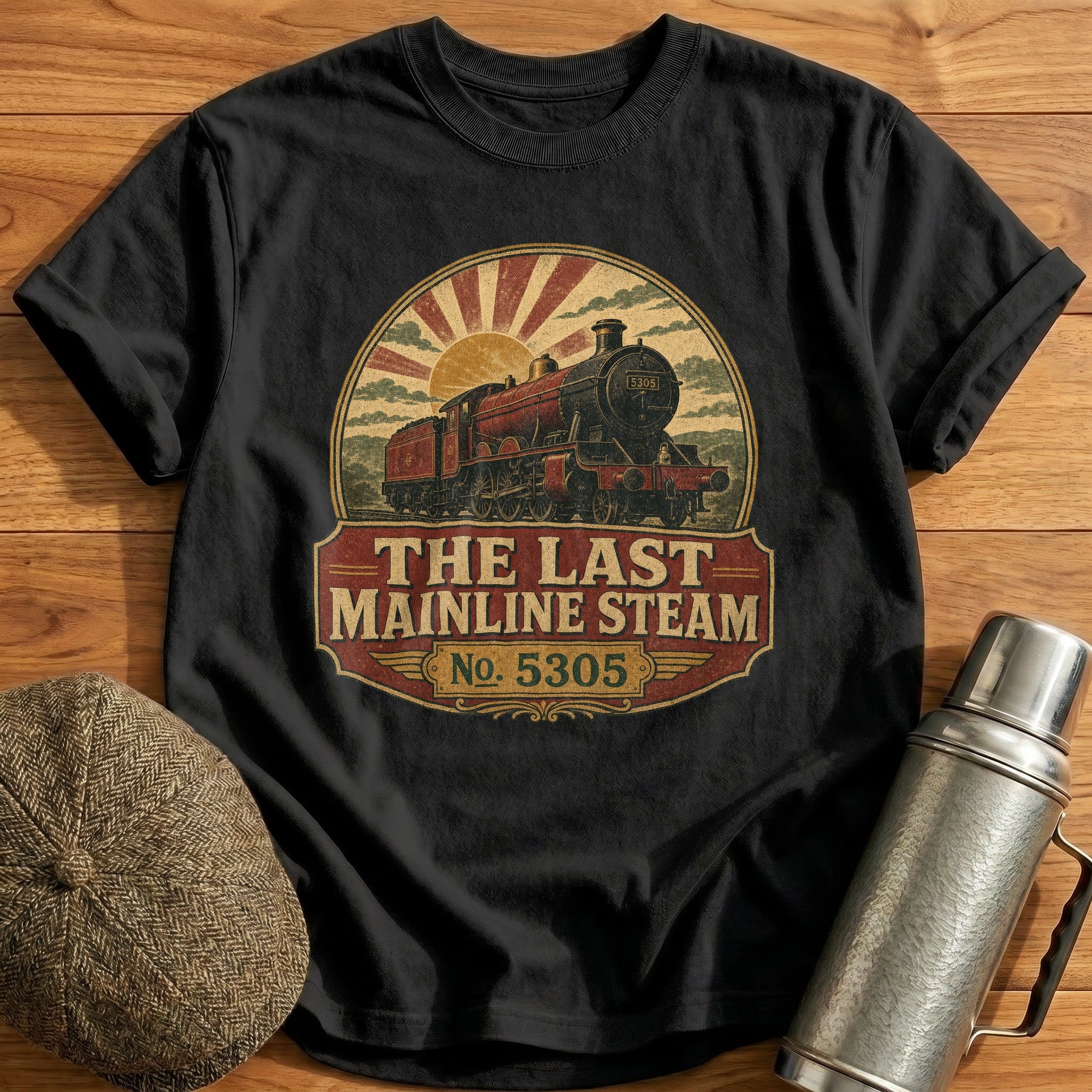 The Last Mainline Steam T-Shirt - Black