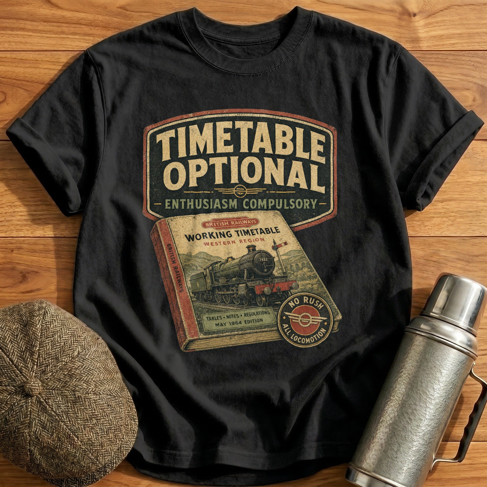 Timetable Optional T-Shirt - Black