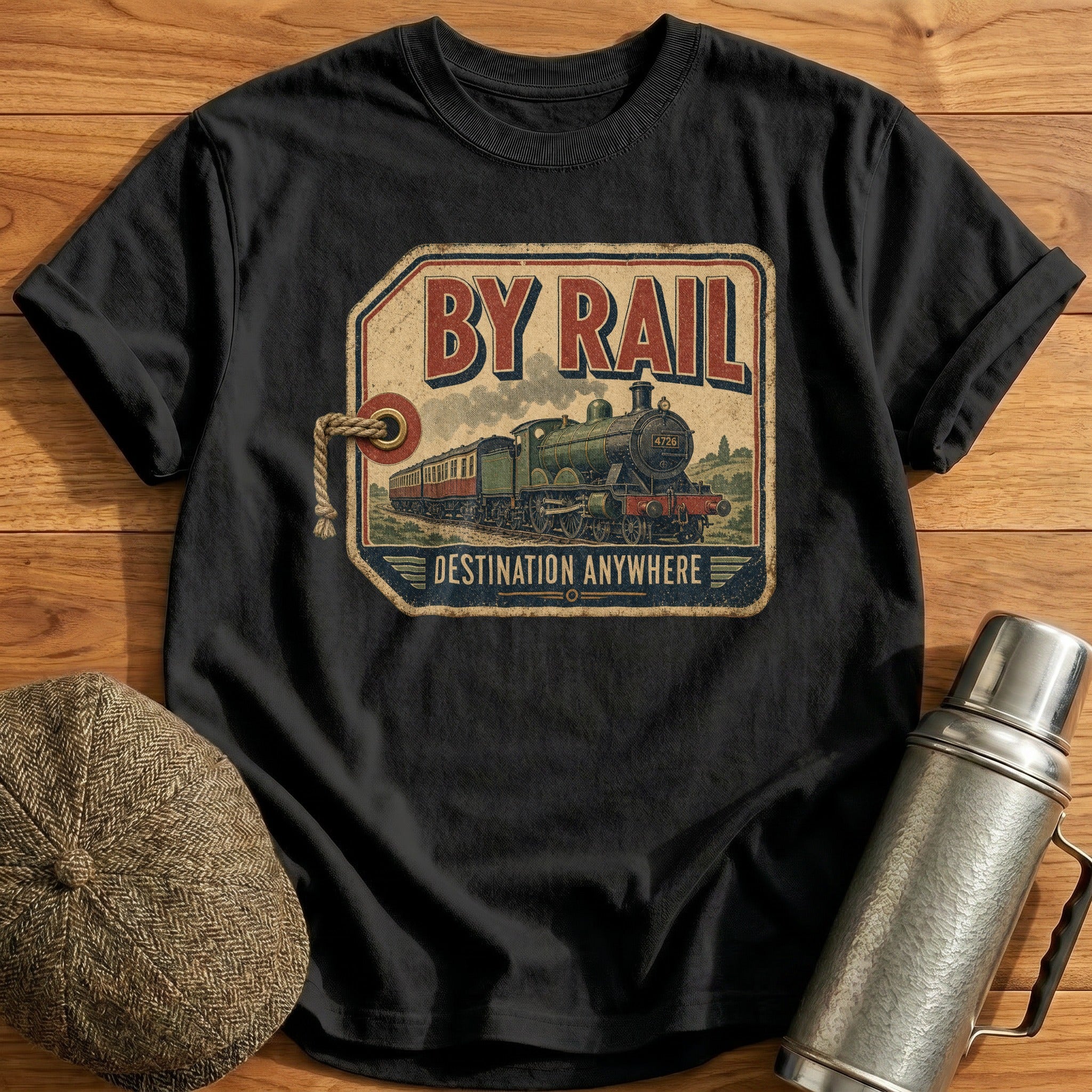 By Rail T-Shirt - Black
