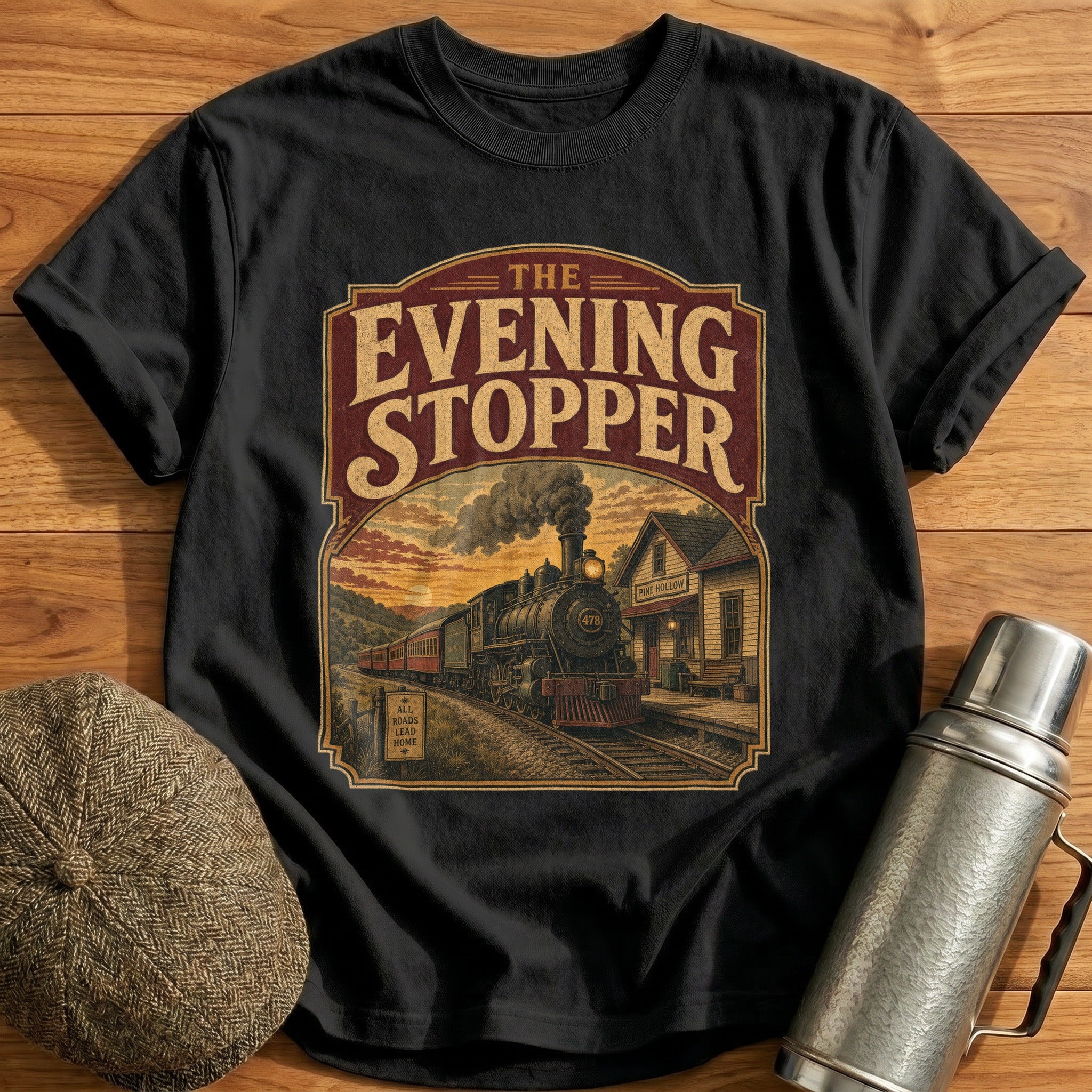 The Evening Stopper T-Shirt - Black
