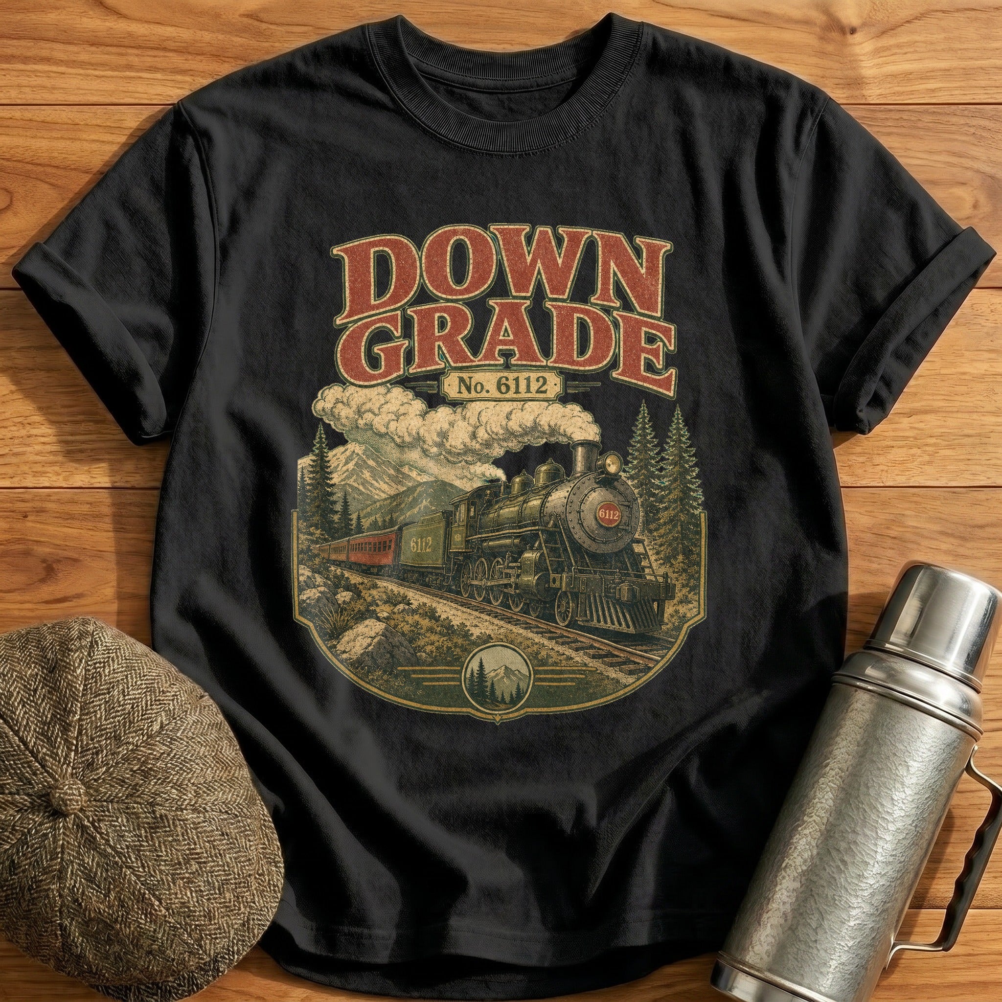 Down Grade T-Shirt - Black