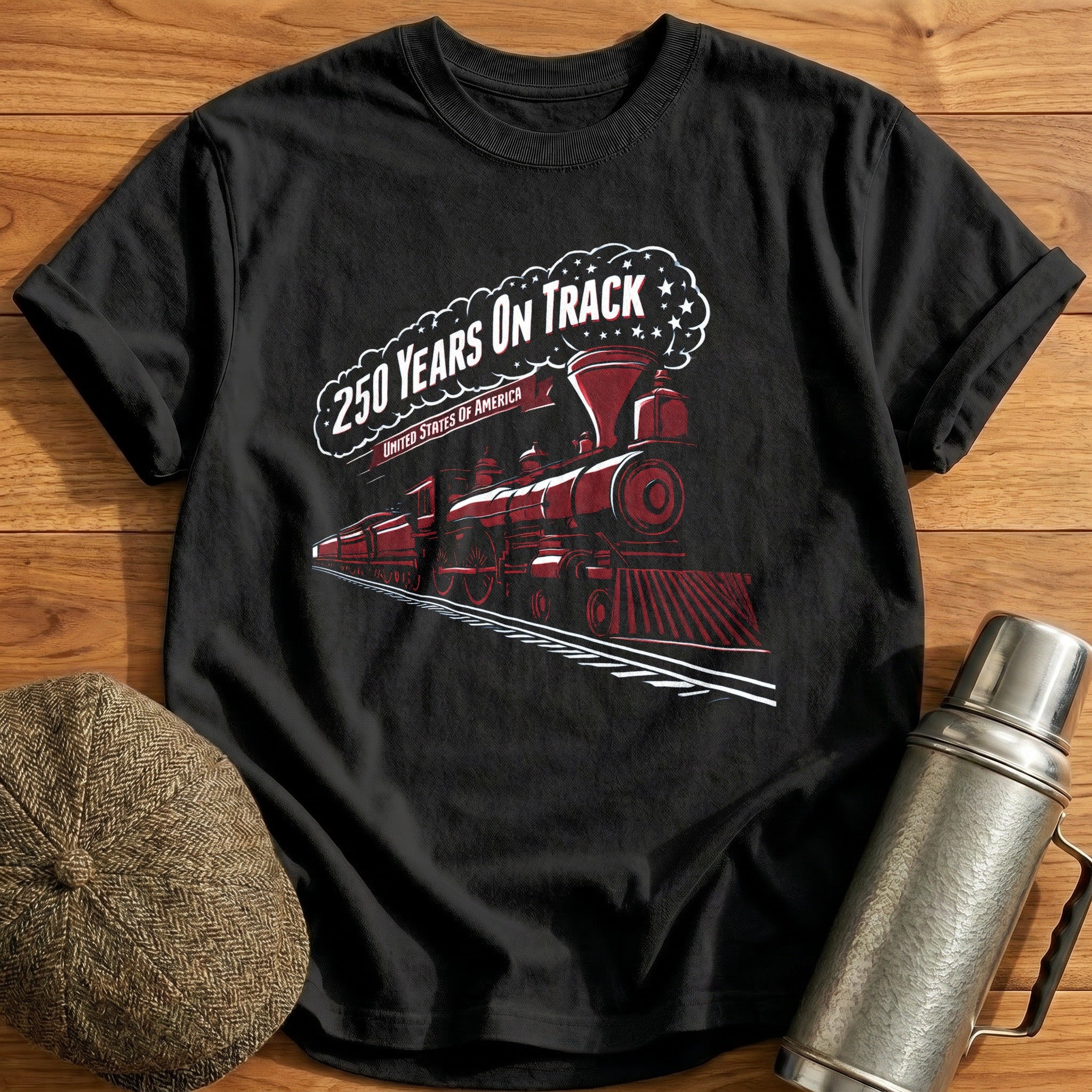 Years On Track Clean T-Shirt - Black