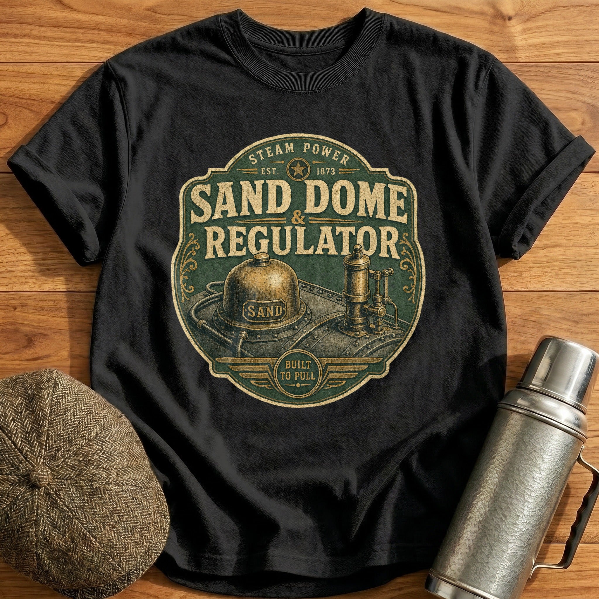 Sand Dome & Regulator T-Shirt - Black