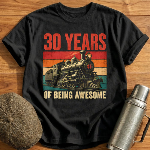 30 Being Awesome T-Shirt - Black