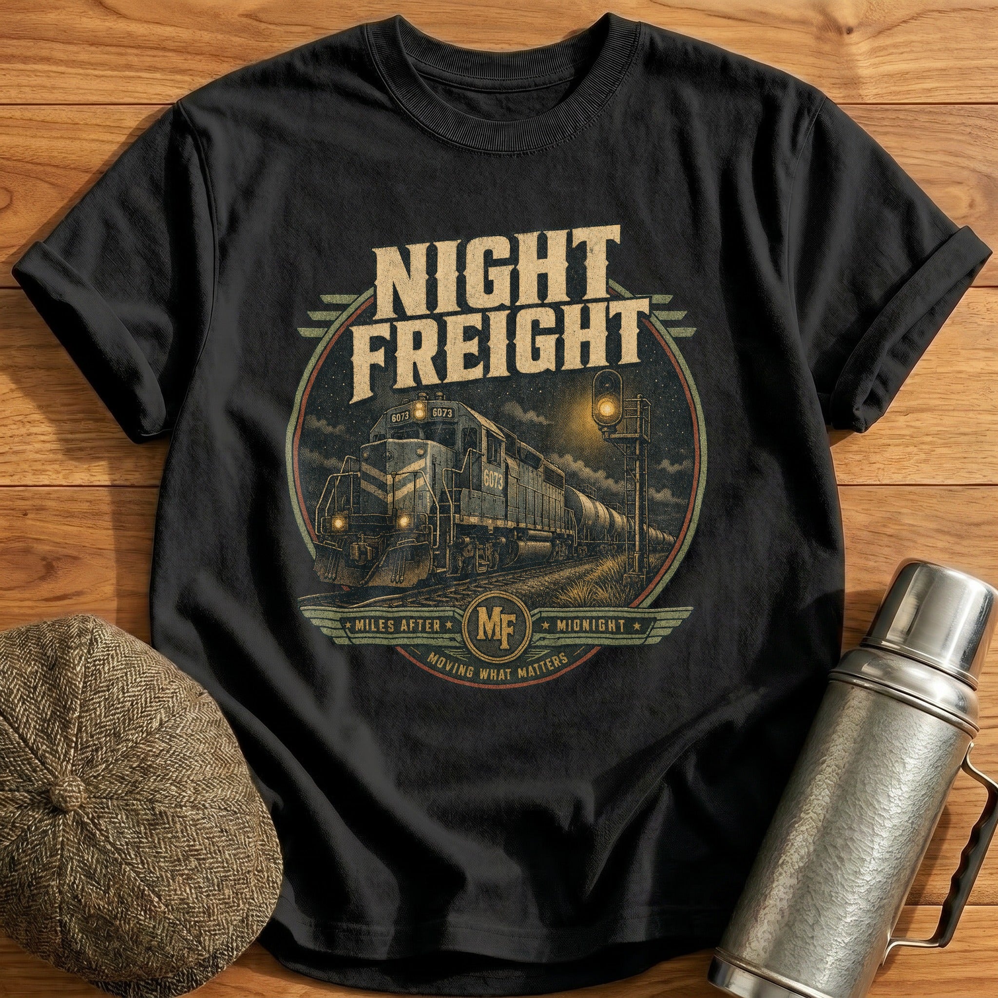 Night Freight T-Shirt - Black