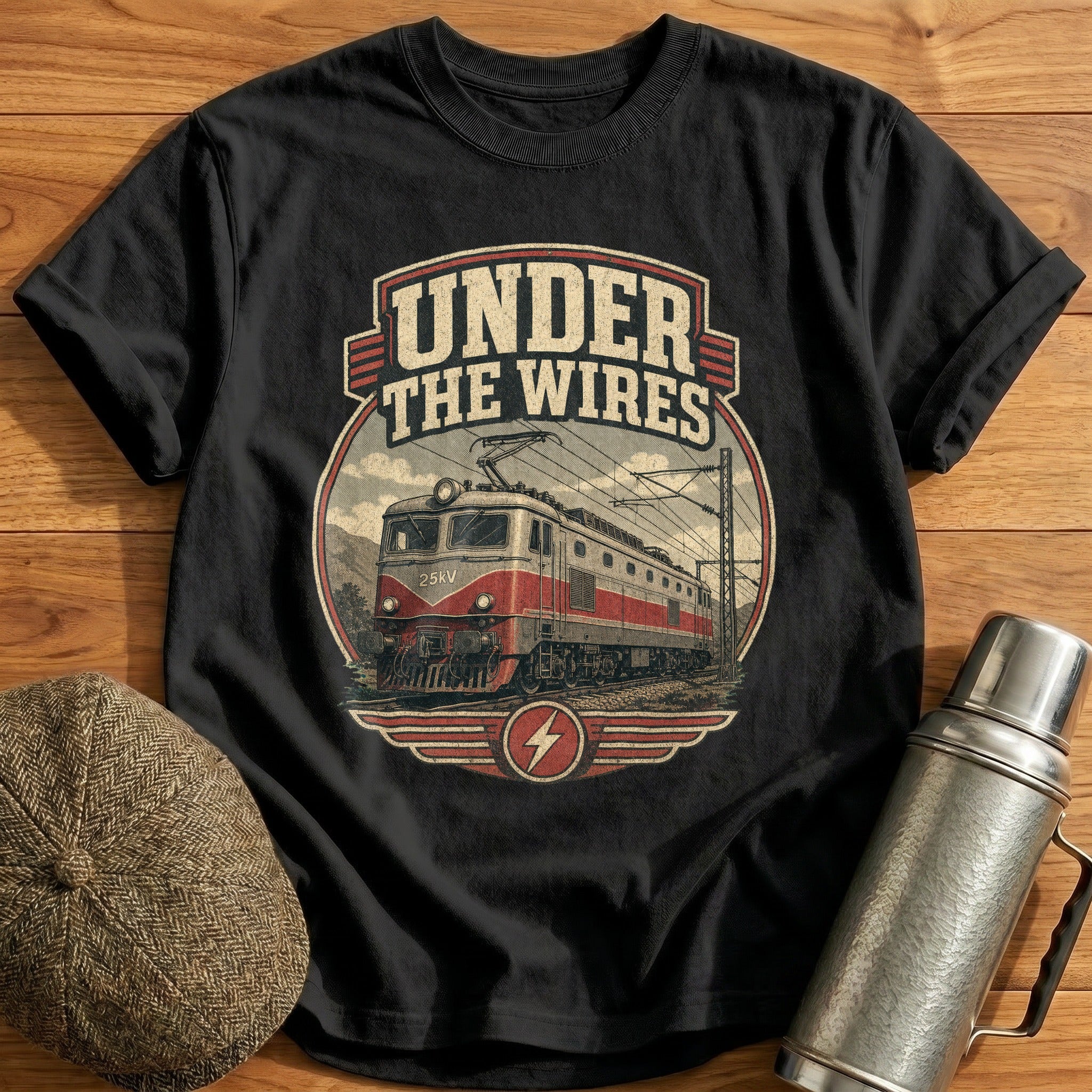 Under the Wires T-Shirt - Black