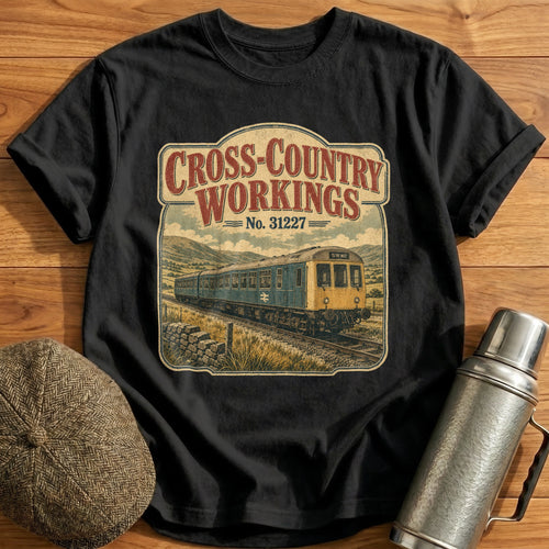 Cross-country Workings T-Shirt - Black