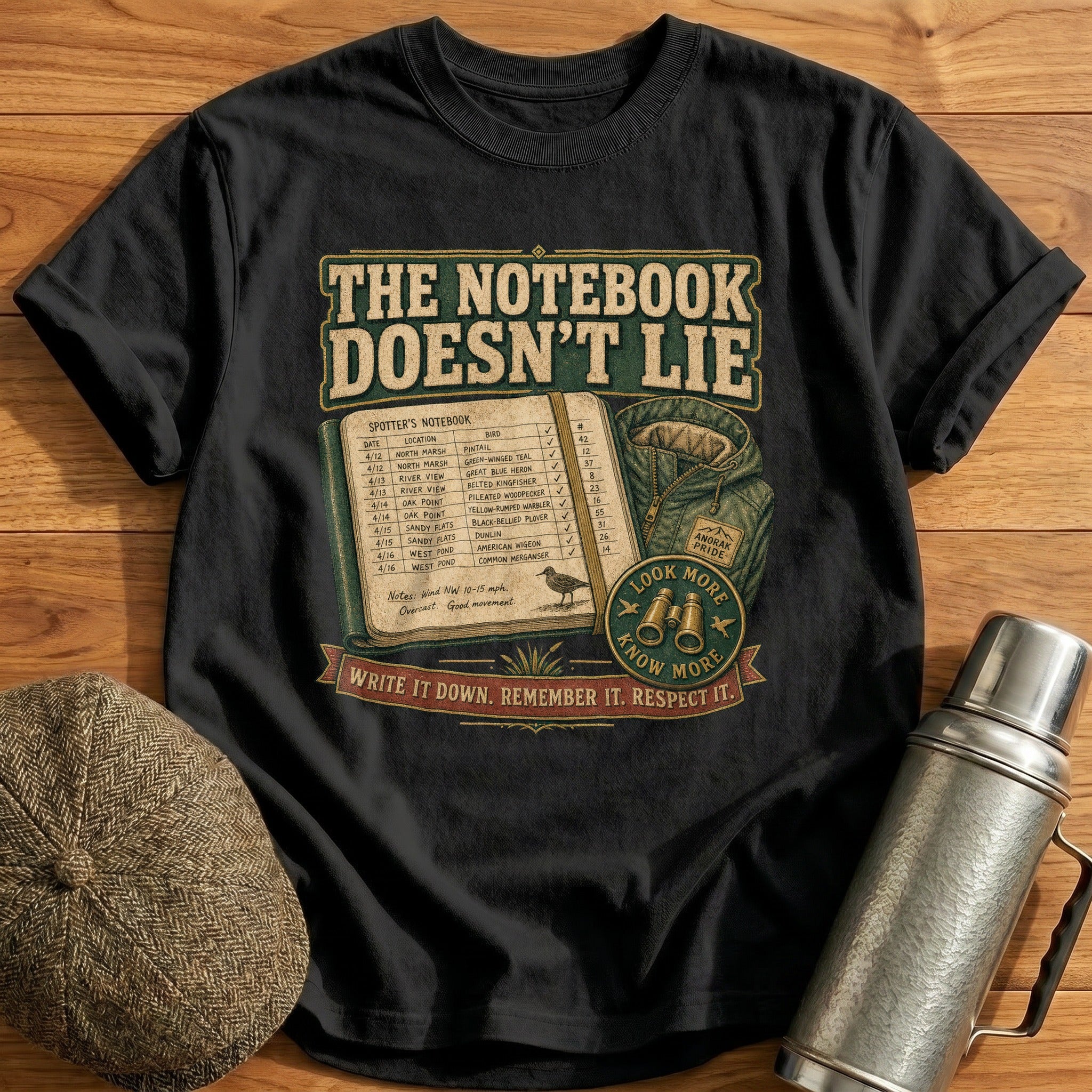 The Notebook Doesn't Lie T-Shirt - Black