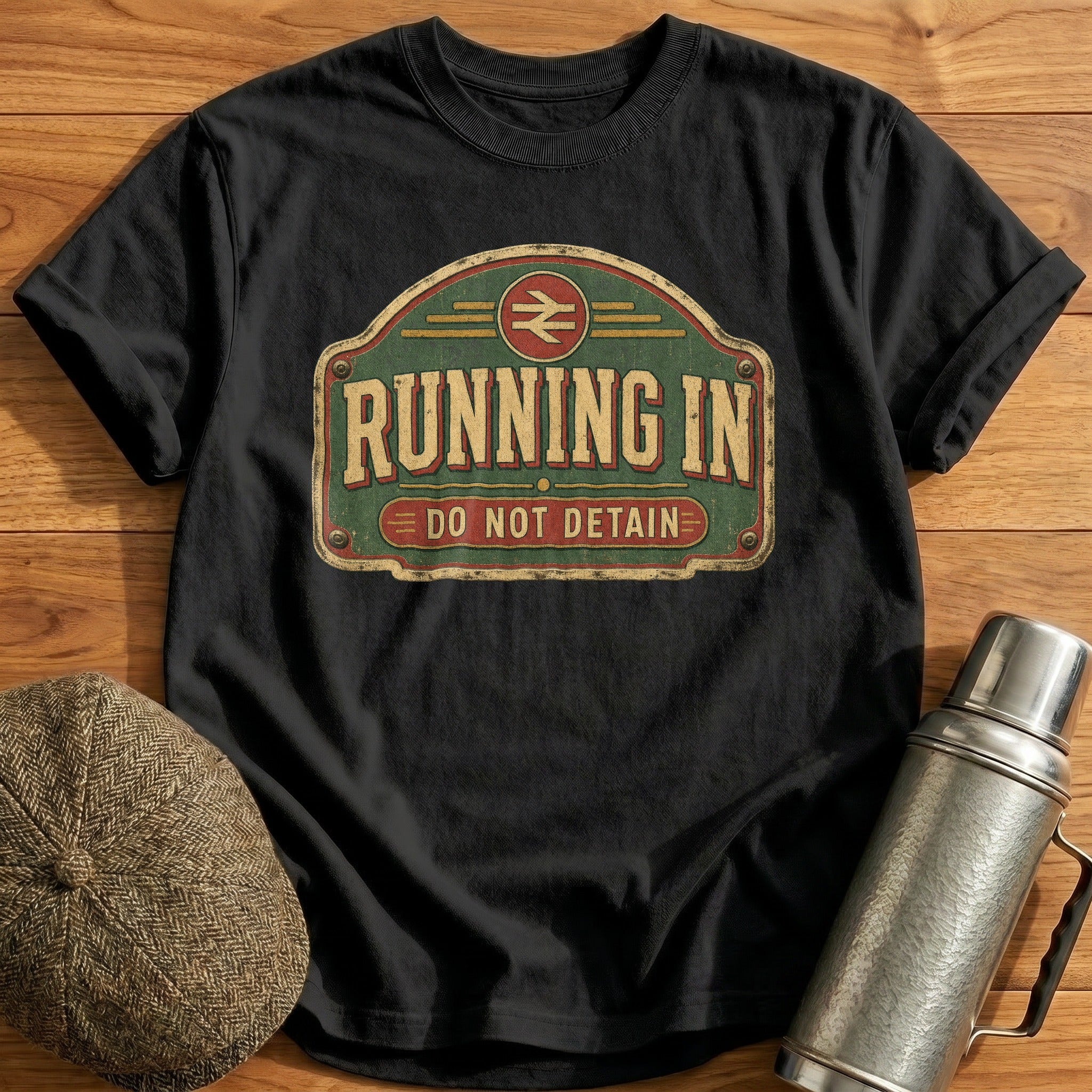 Running in T-Shirt - Black