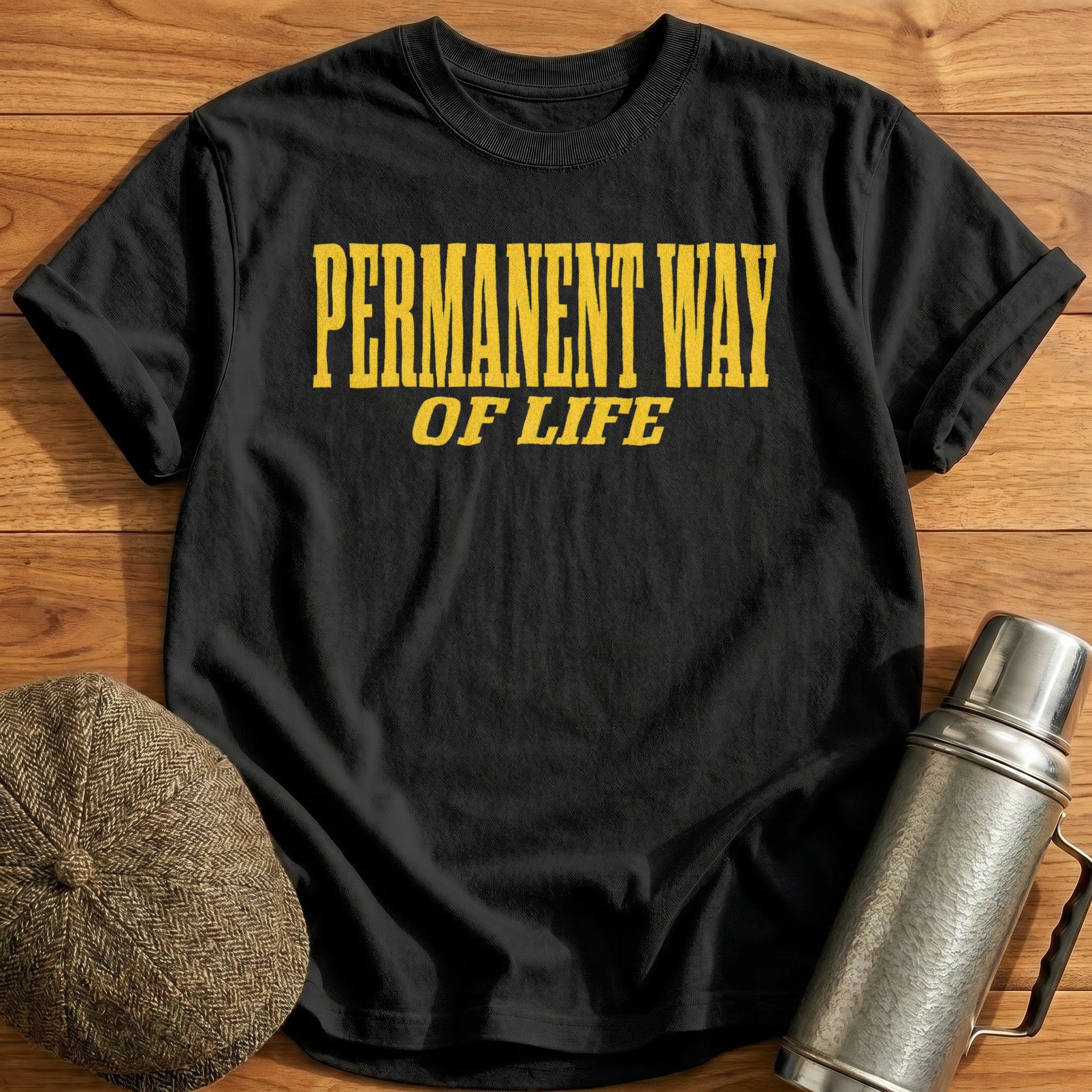 Permanent Way of Life T-Shirt - Black