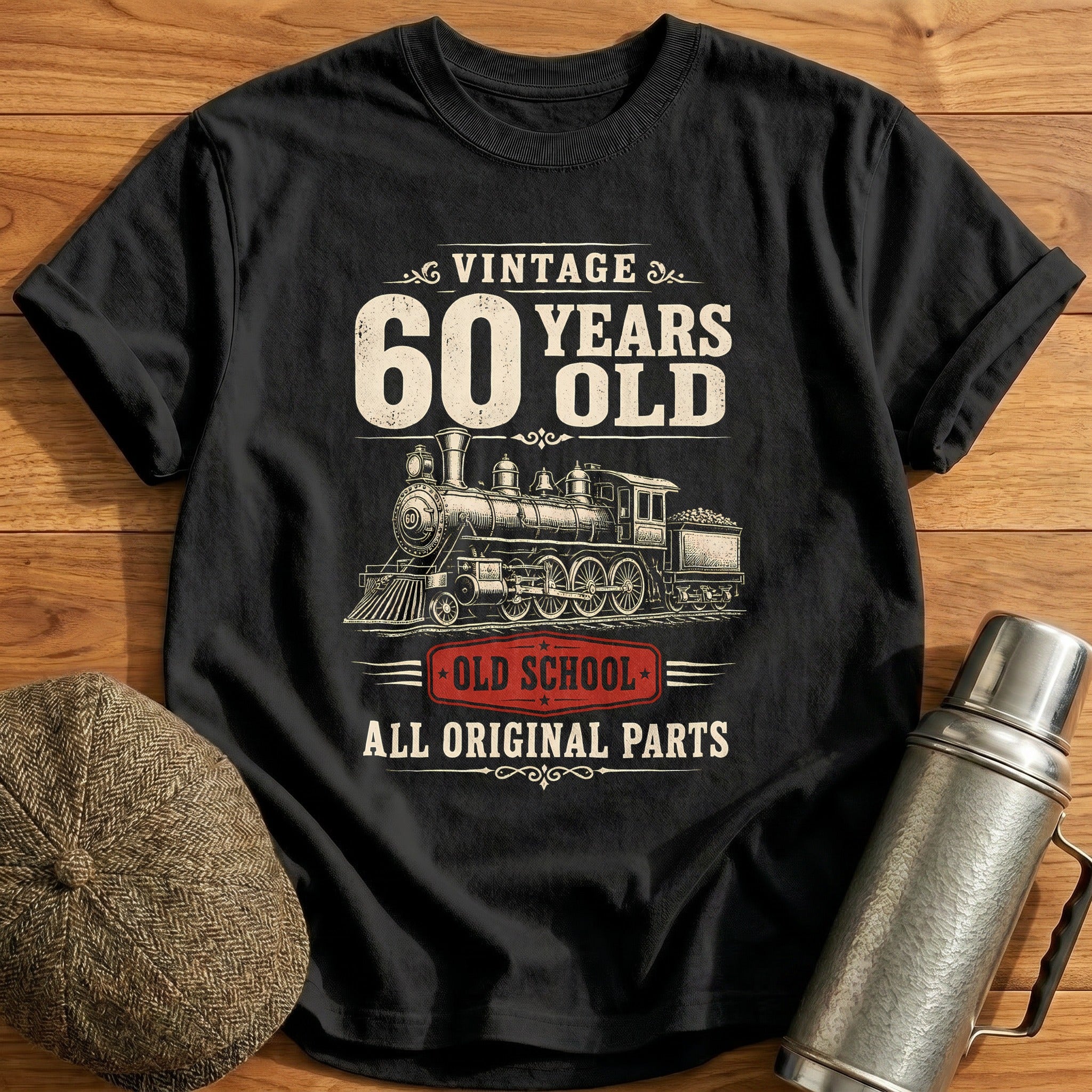 60 Original Parts T-Shirt - Black