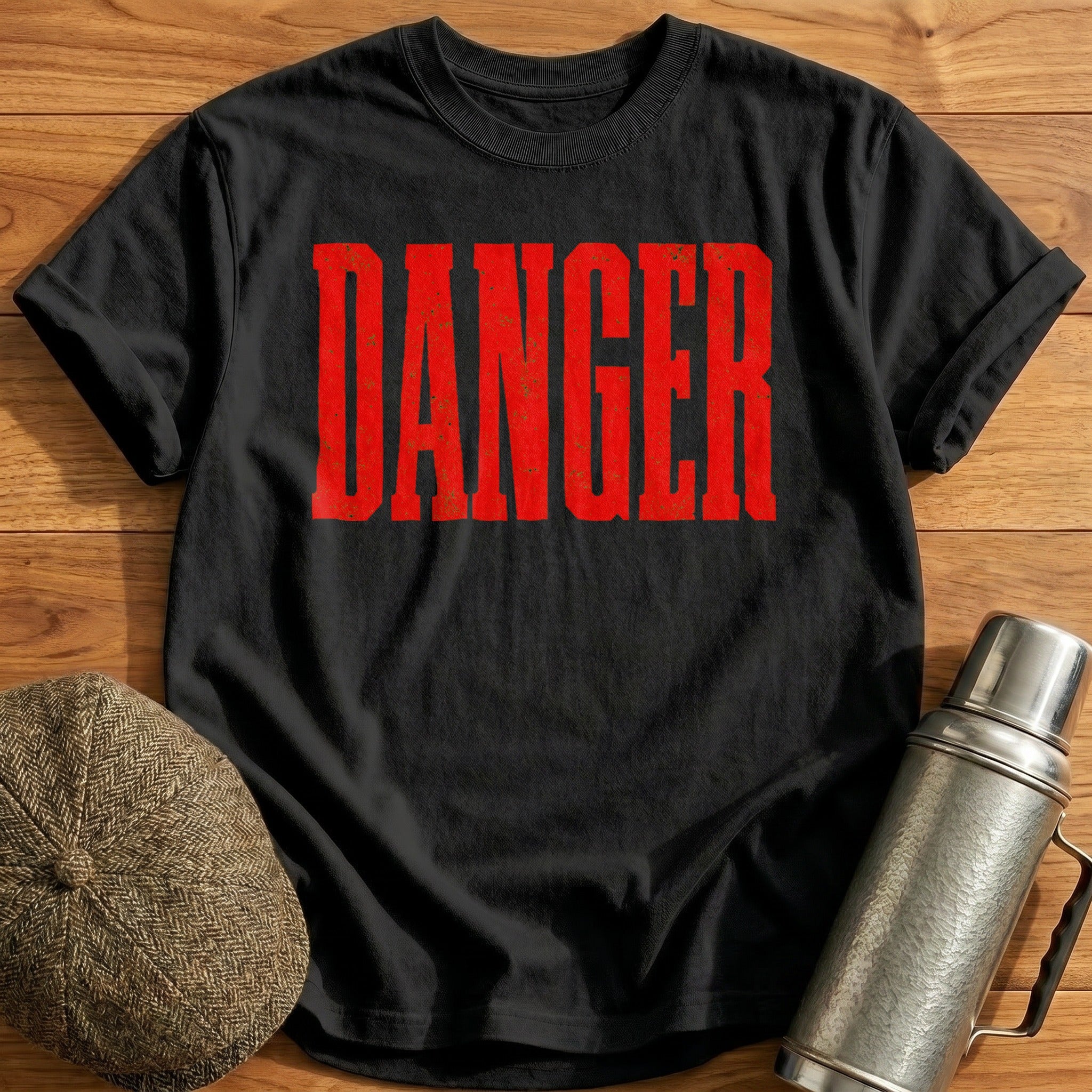 Danger T-Shirt - Black