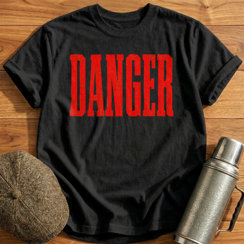 Danger T-Shirt - Black