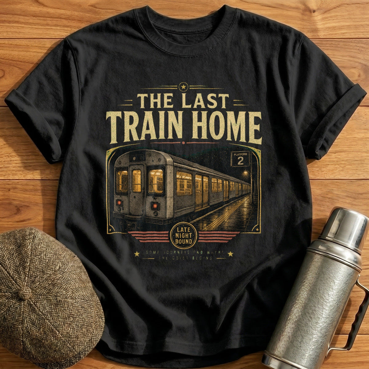 The Last Train Home Kids T-Shirt - Black