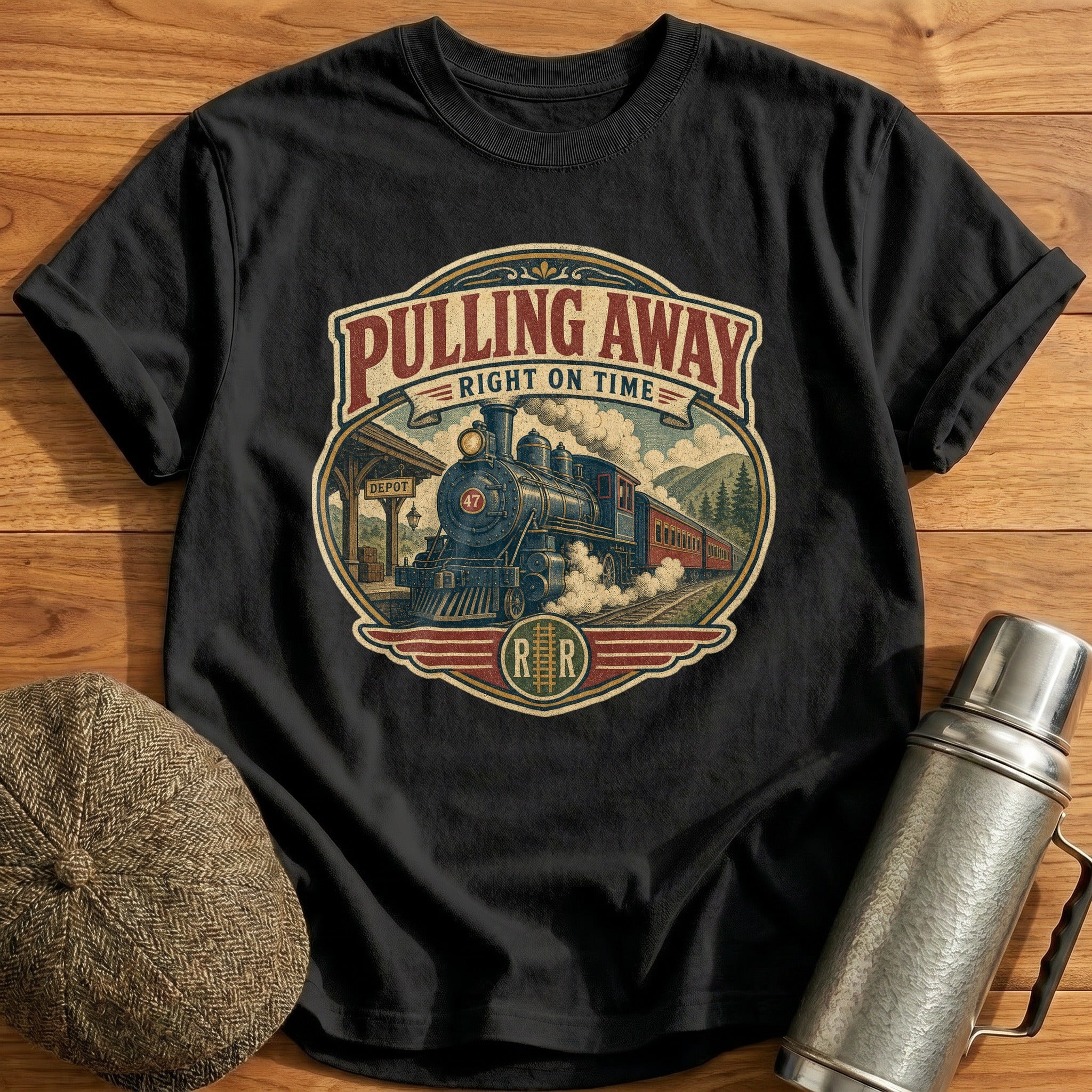 Pulling Away T-Shirt - Black