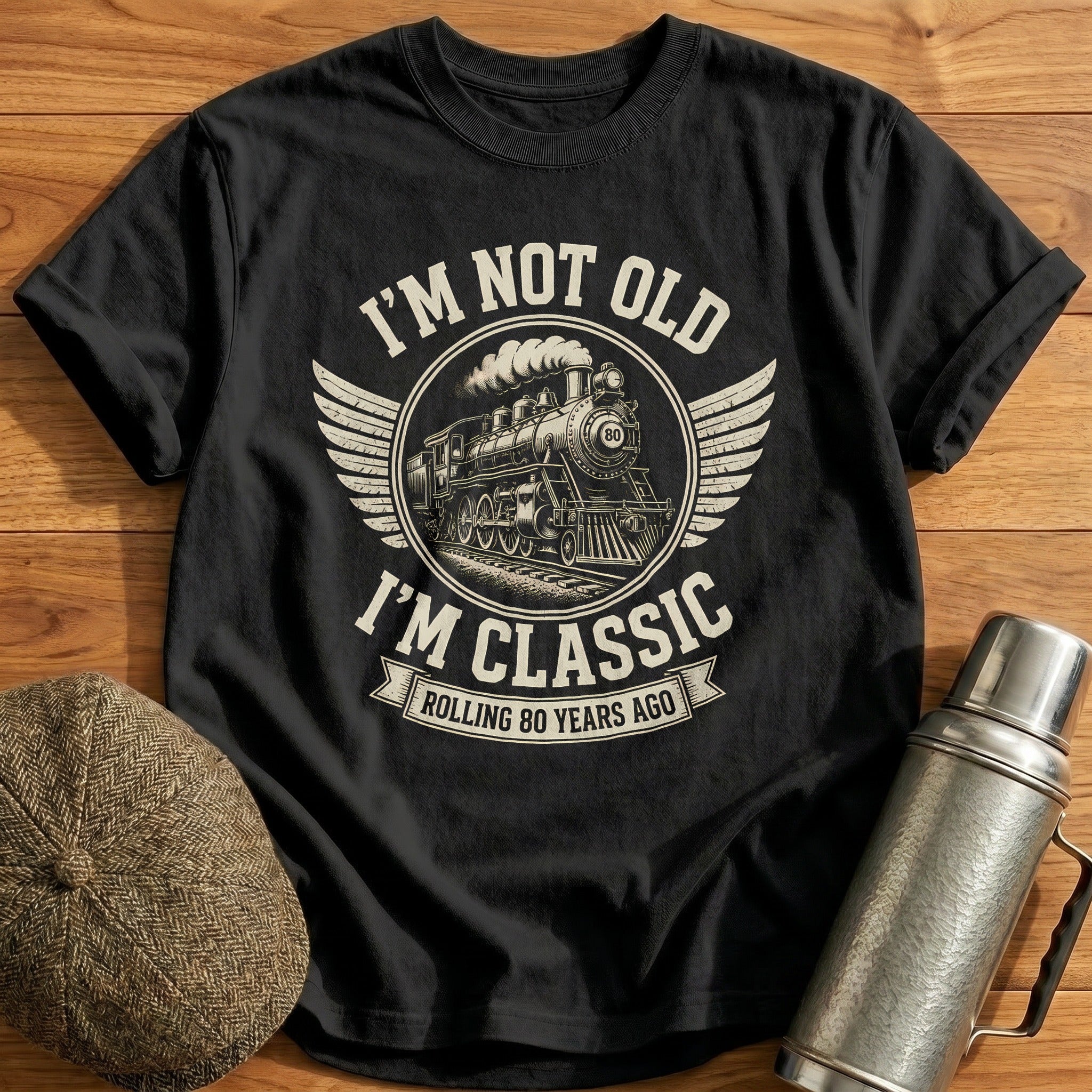 80 Im Classic T-Shirt - Black