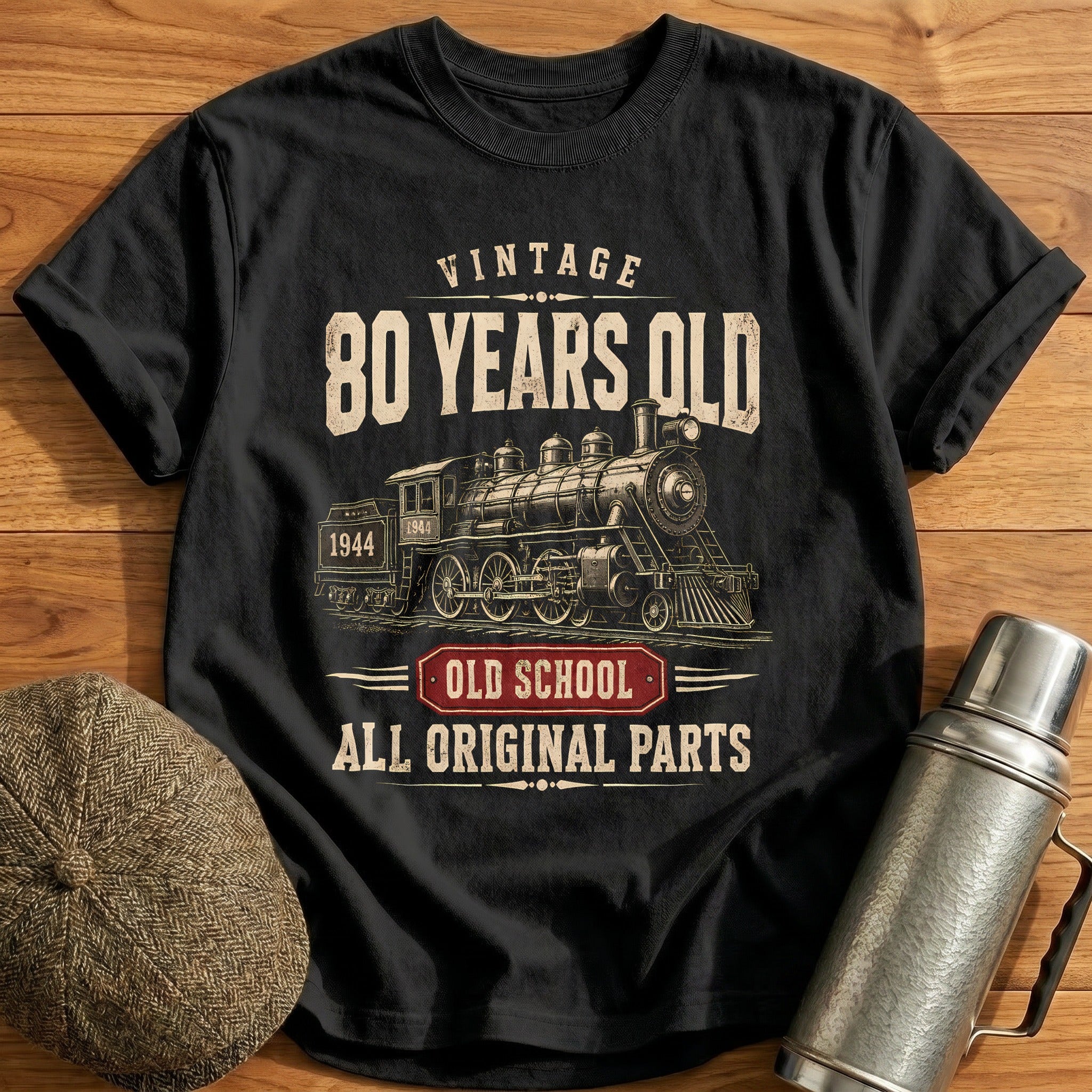 80 Original Parts T-Shirt - Black
