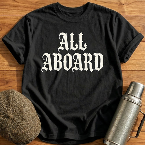 All Aboard 32 T-Shirt - Black