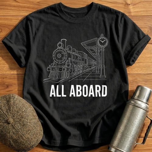 All Aboard 34 T-Shirt - Black
