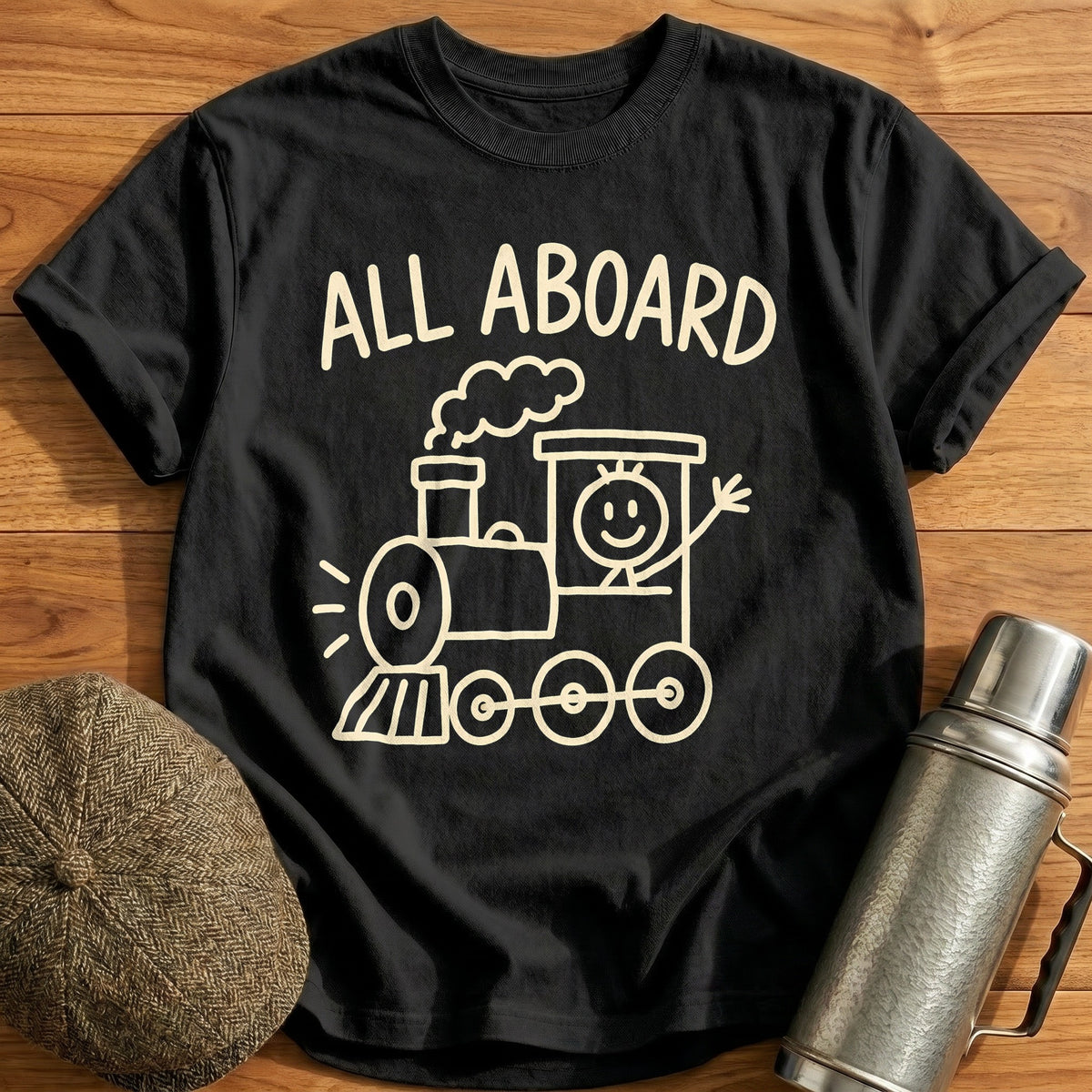All Aboard 35 T-Shirt - Black
