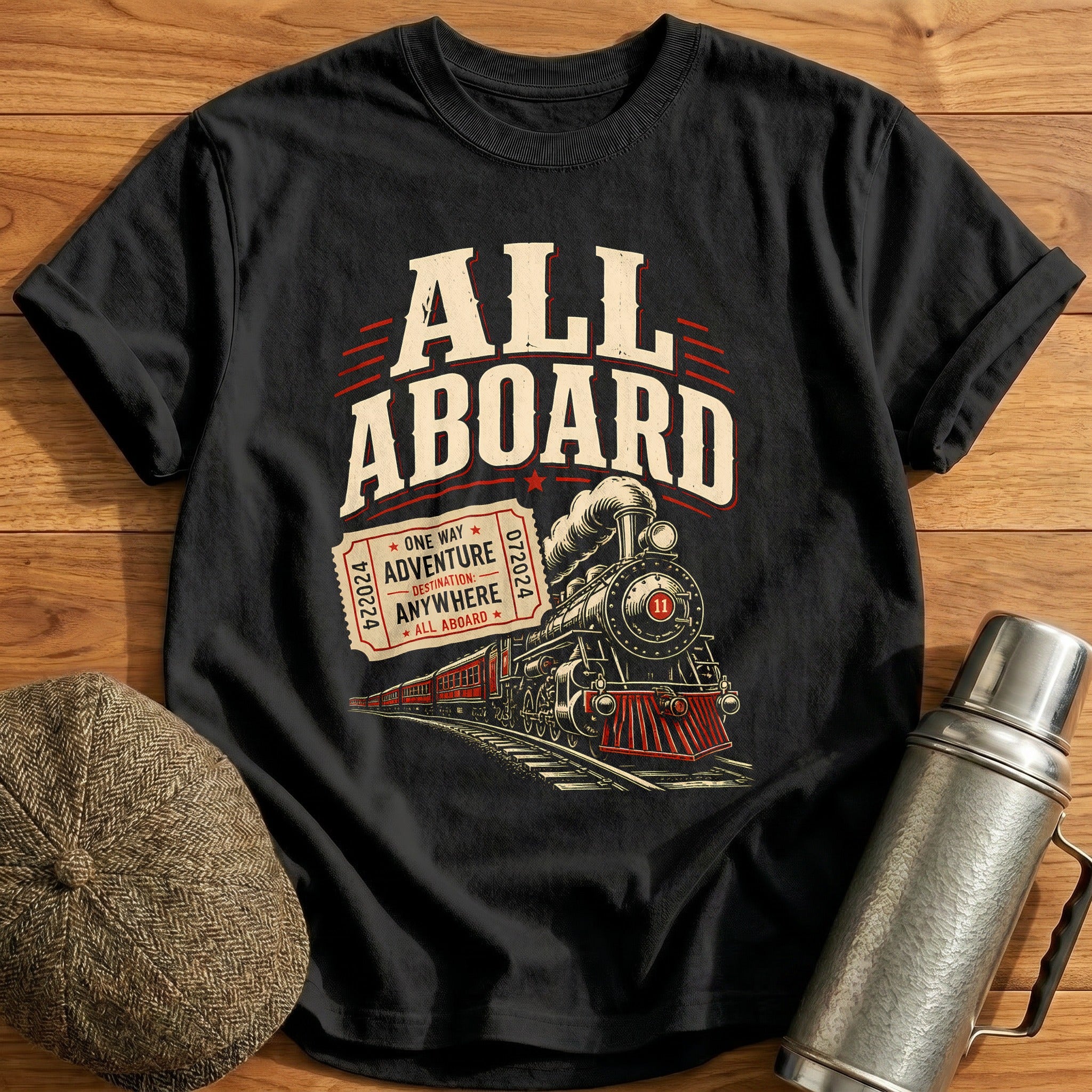 All Aboard 52 T-Shirt - Black