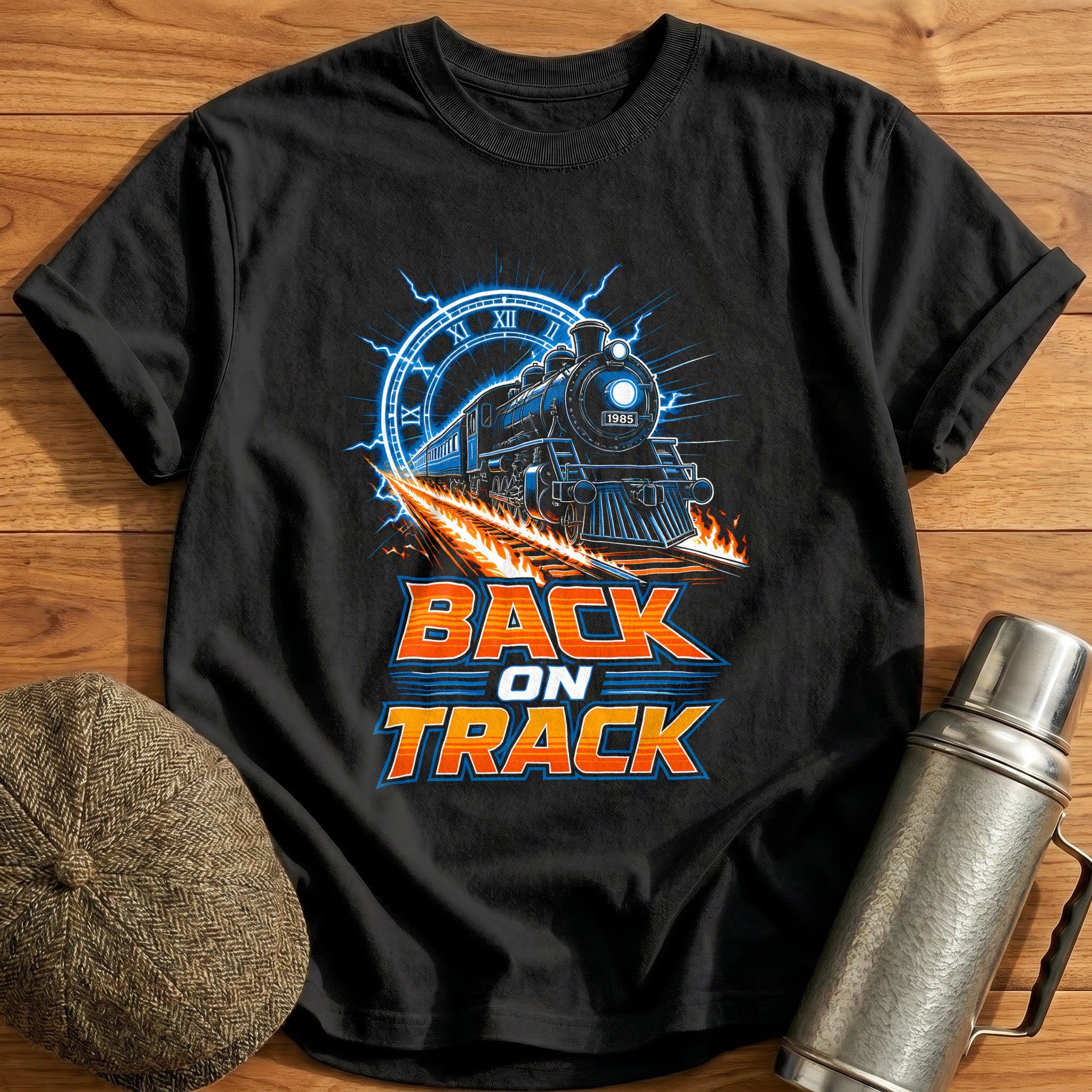 Back On Track 25 T-Shirt - Black