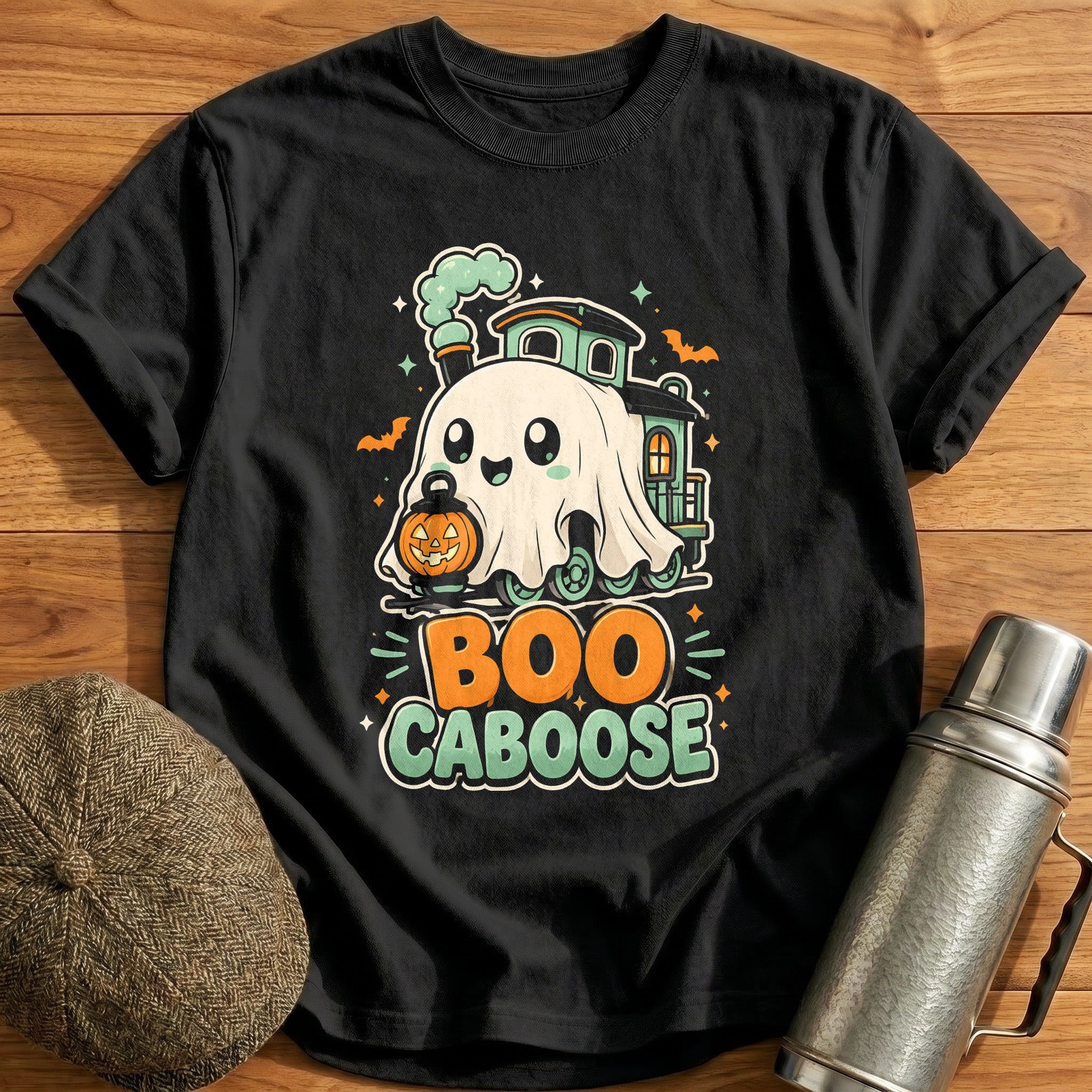 Boo Caboose T-Shirt - Black