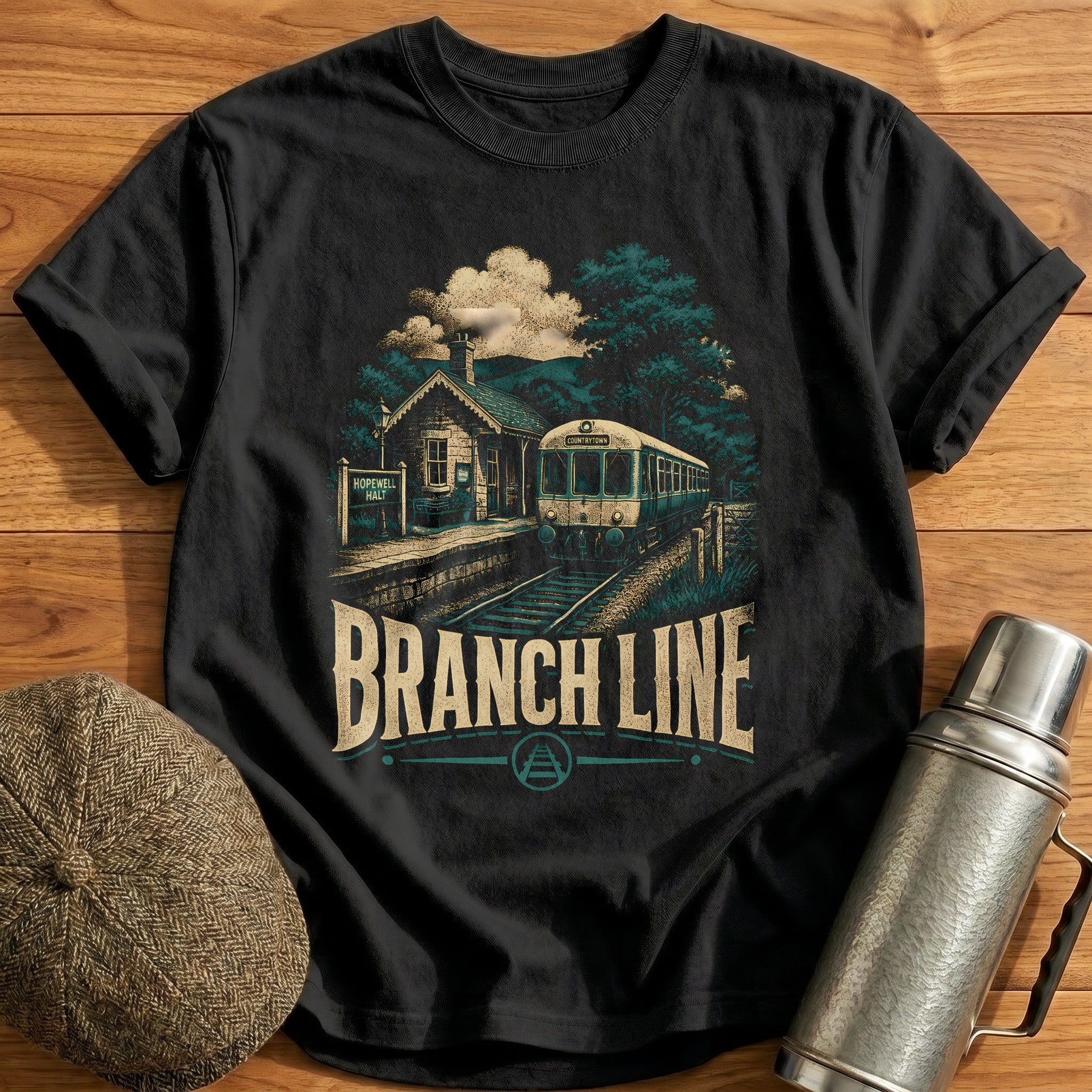 Branch Line T-Shirt - Black