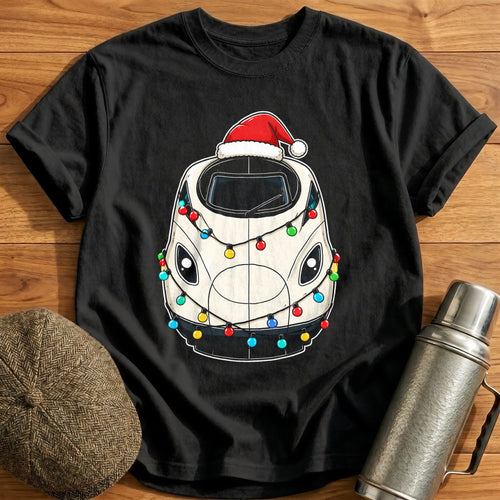 Bullet Train Christmas Lights 33 T-Shirt - Black