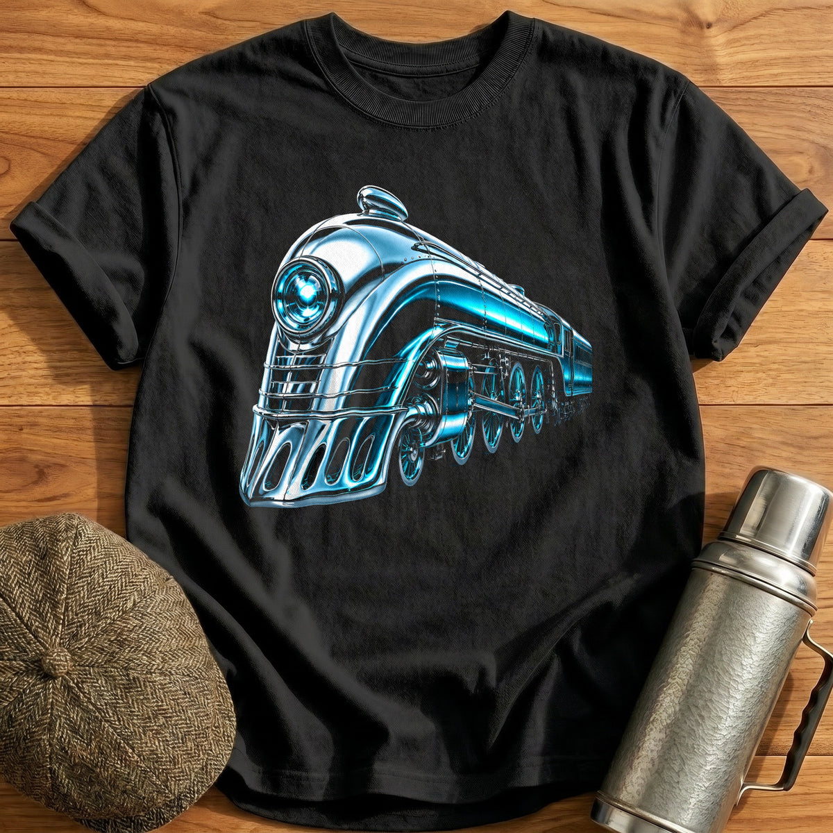 Chrome Locomotive 62 T-Shirt - Black