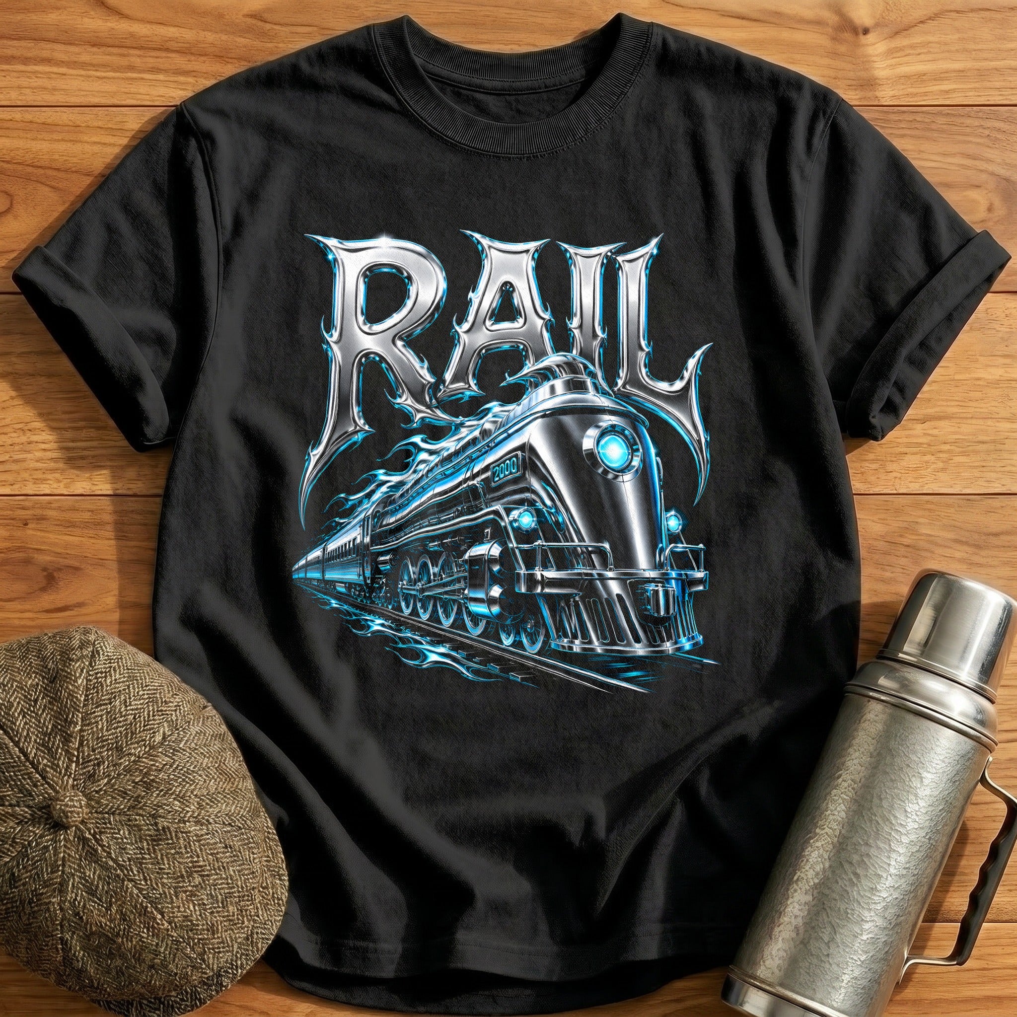 Chrome Velocity T-Shirt - Black