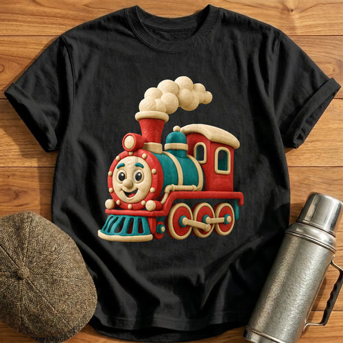 Claymation Train 87 T-Shirt - Black
