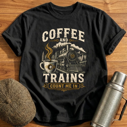 Coffee Break Express T-Shirt - Black