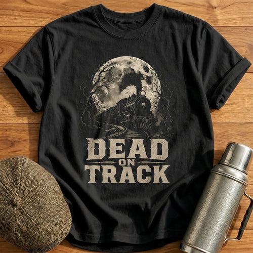 Dead On Track Gothic Train Moon - Black