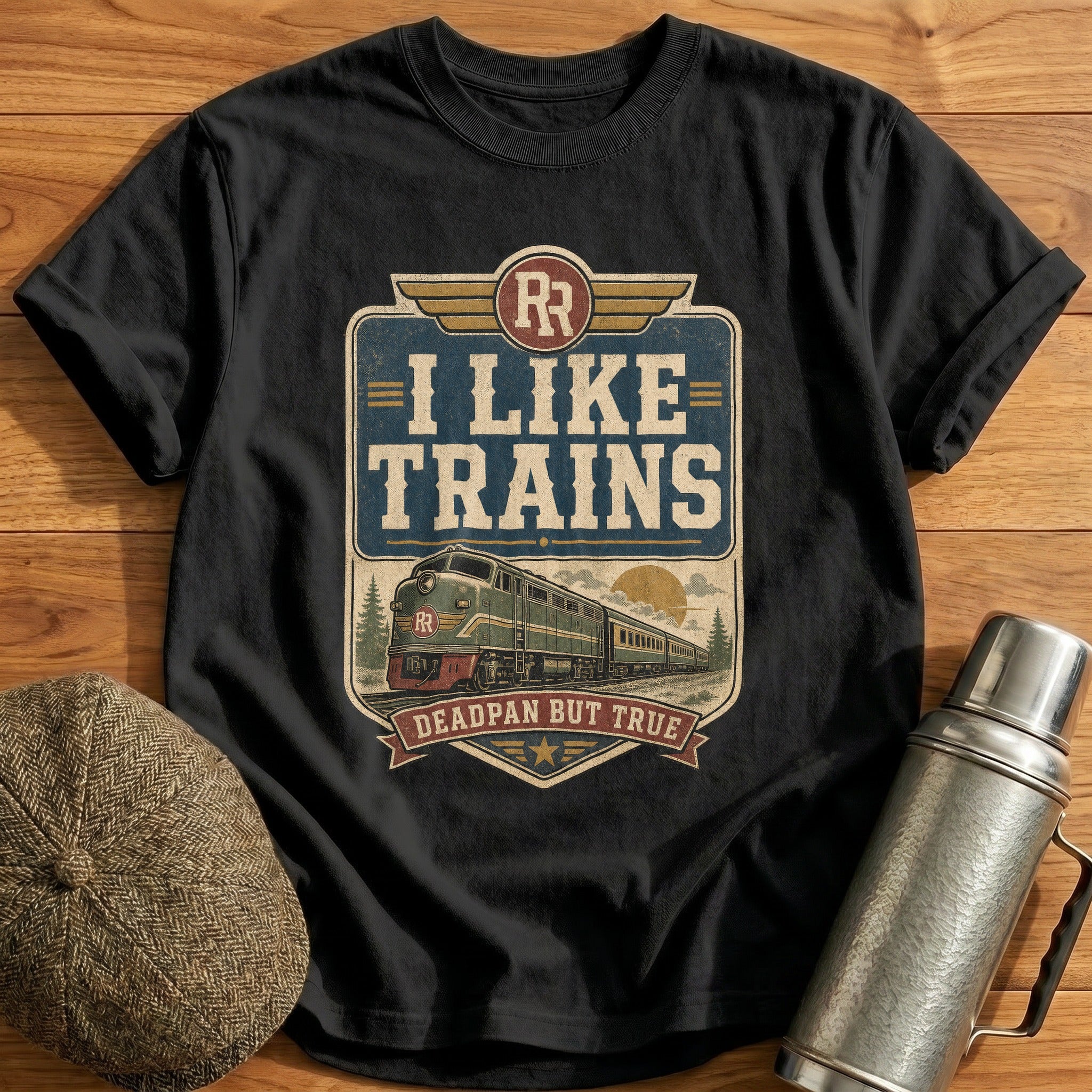 Deadpan But True T-Shirt - Black