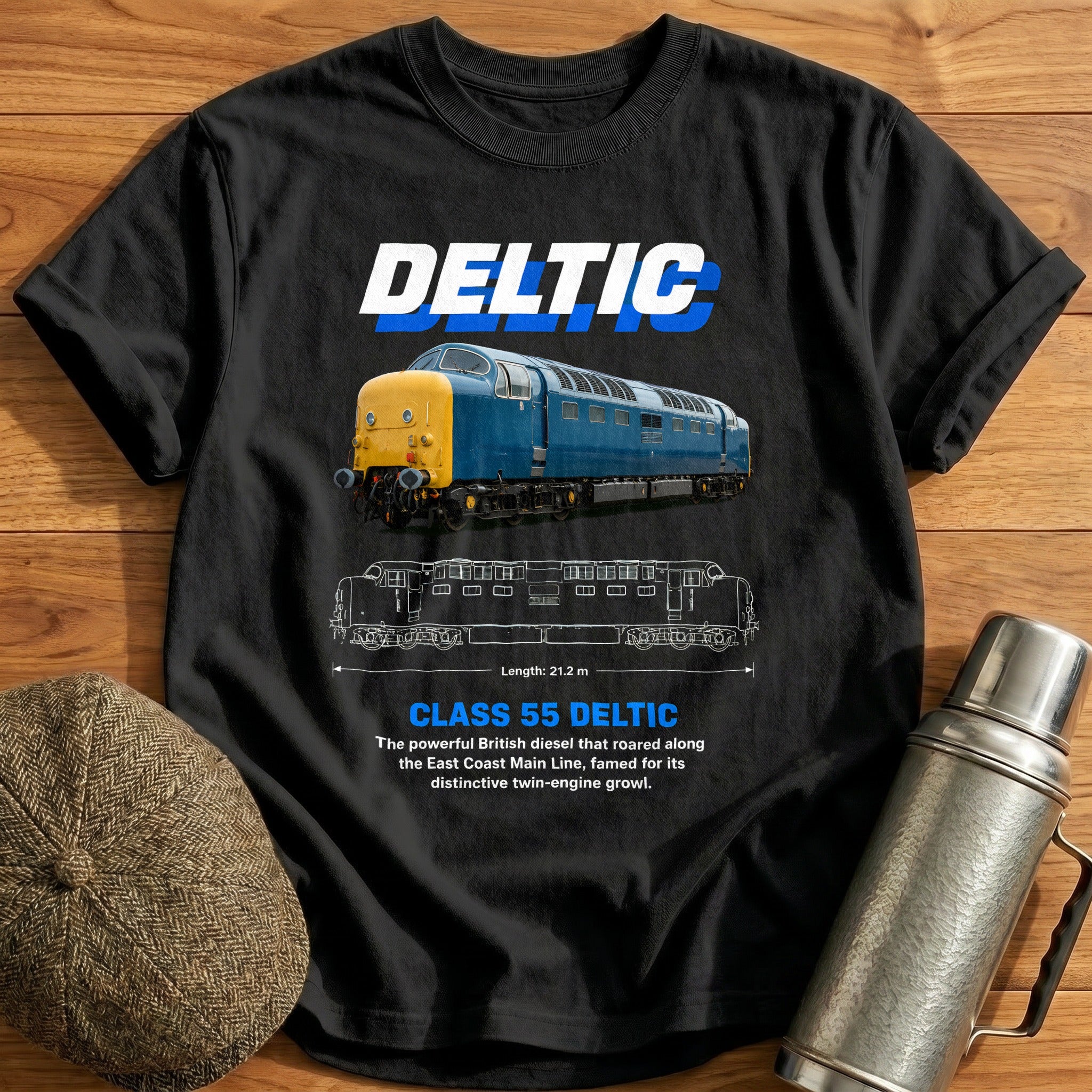 Deltic 91 T-Shirt - Black
