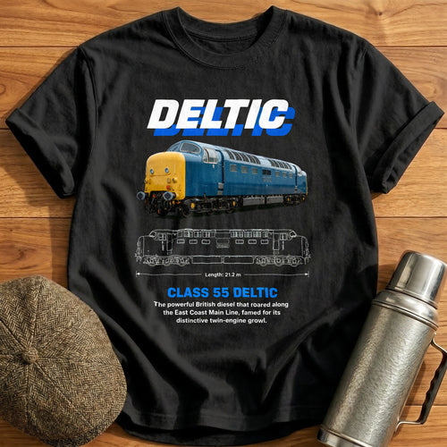 Deltic 91 T-Shirt - Black