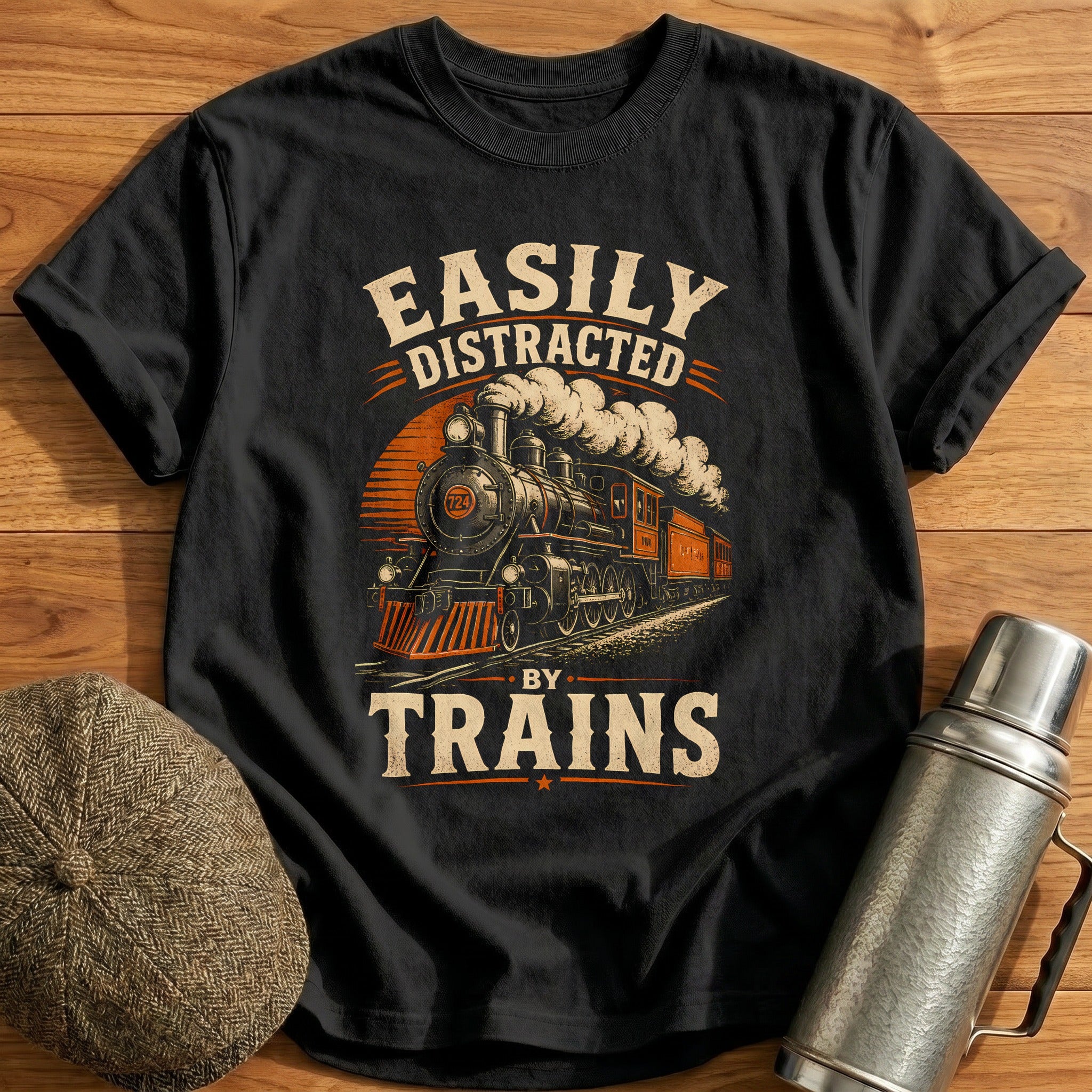 Easily Distracted T-Shirt - Black
