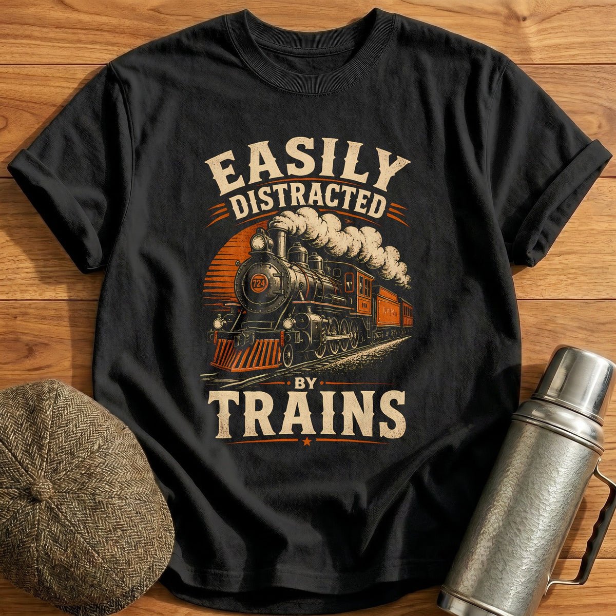 Easily Distracted Kids T-Shirt - Black