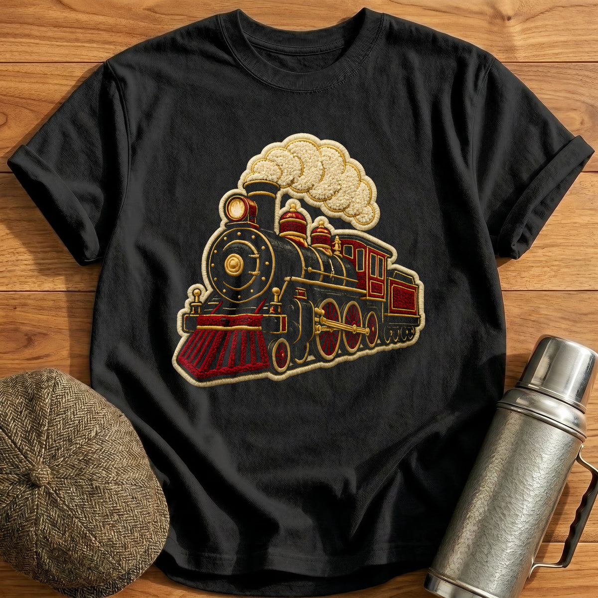 Embroidered Loco 50 T-Shirt - Black