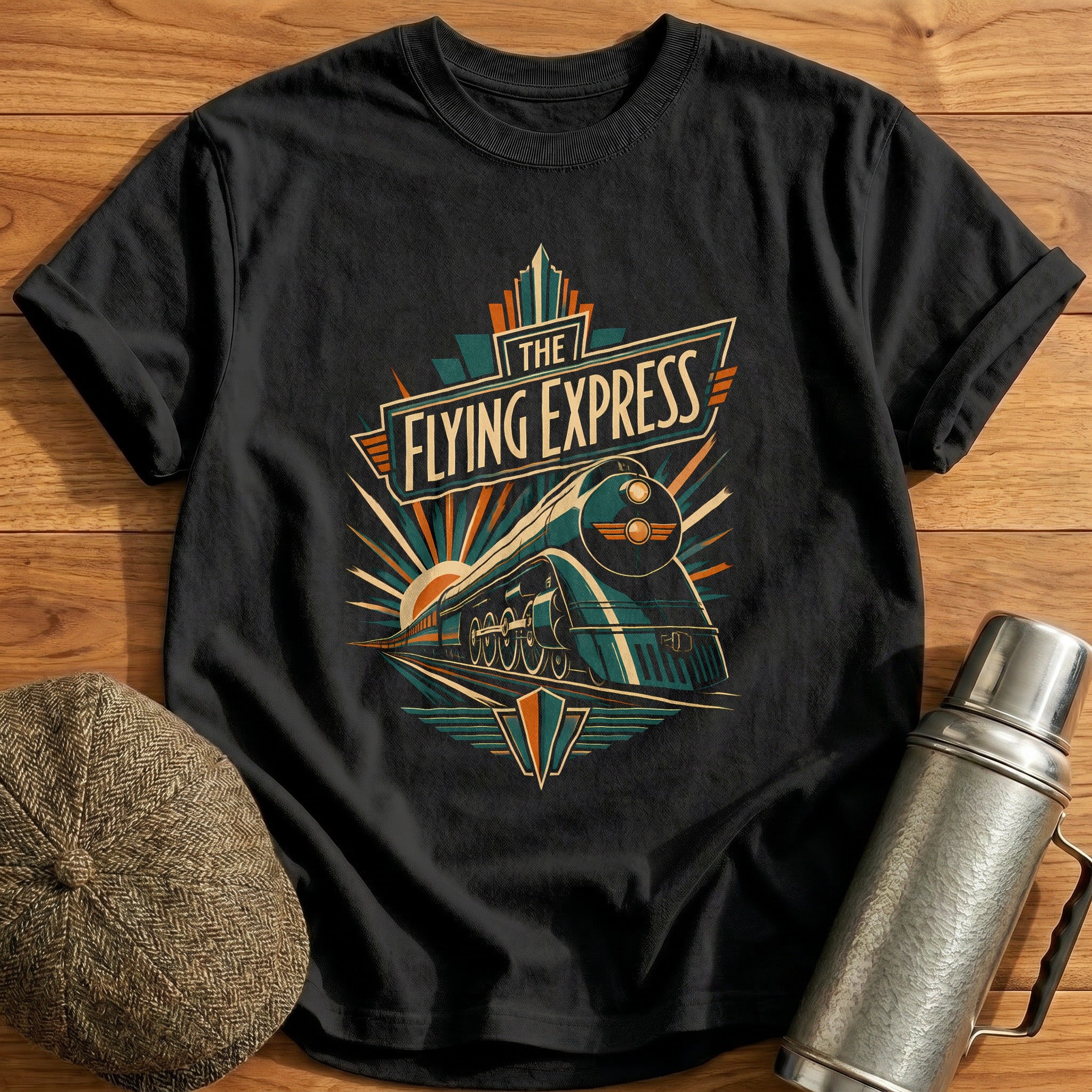 Flying Express Deco T-Shirt - Black